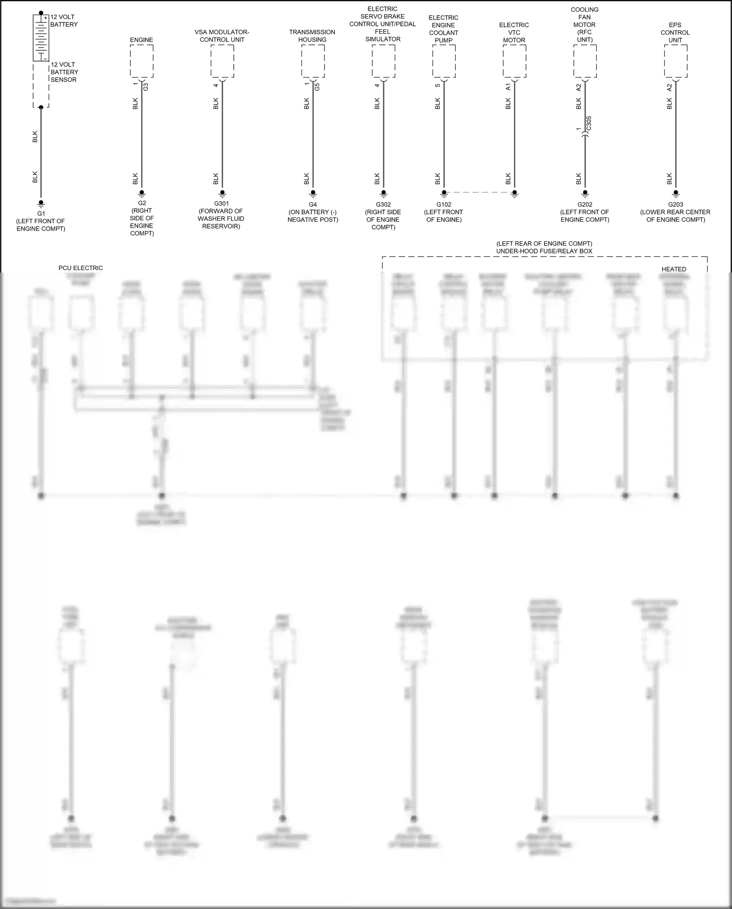 Wiring diagram relay control module for Honda Accord X facelift (2020-2023) (23 of 26)