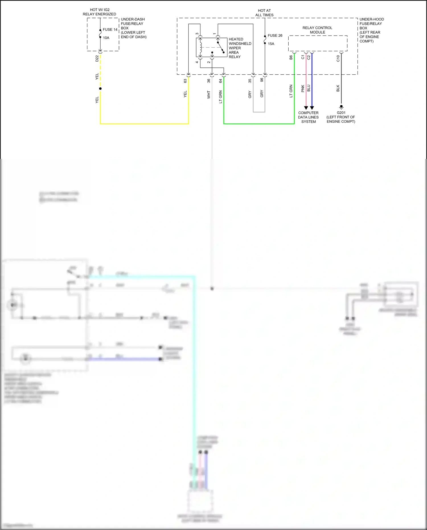 Wiring diagram relay control module for Honda Accord X facelift (2020-2023) (4 of 26)