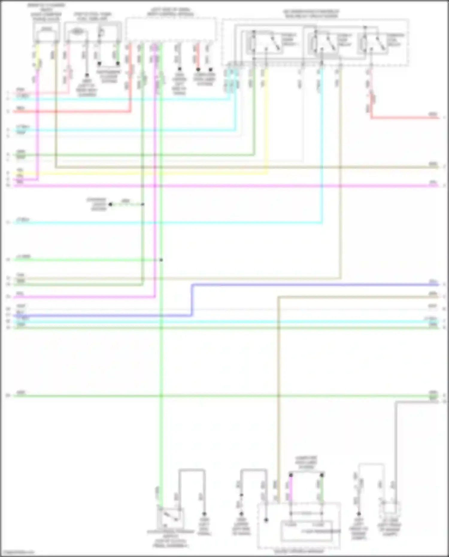 Accord Honda X (2017-2020): Wiring diagram engine performance 1.5l turbo (2 of 6)