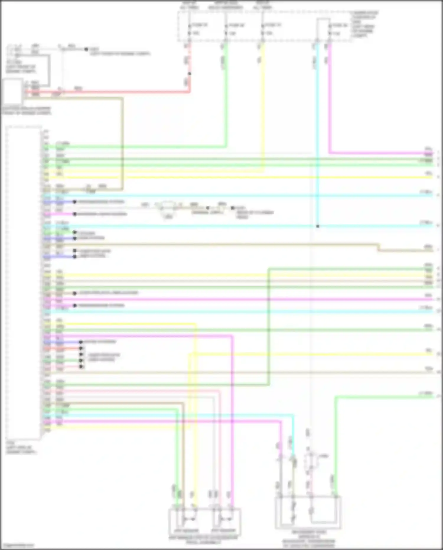 Accord Honda X (2017-2020): Wiring diagram engine performance 2.0l hybrid, engine controls circuit (1 of 8)