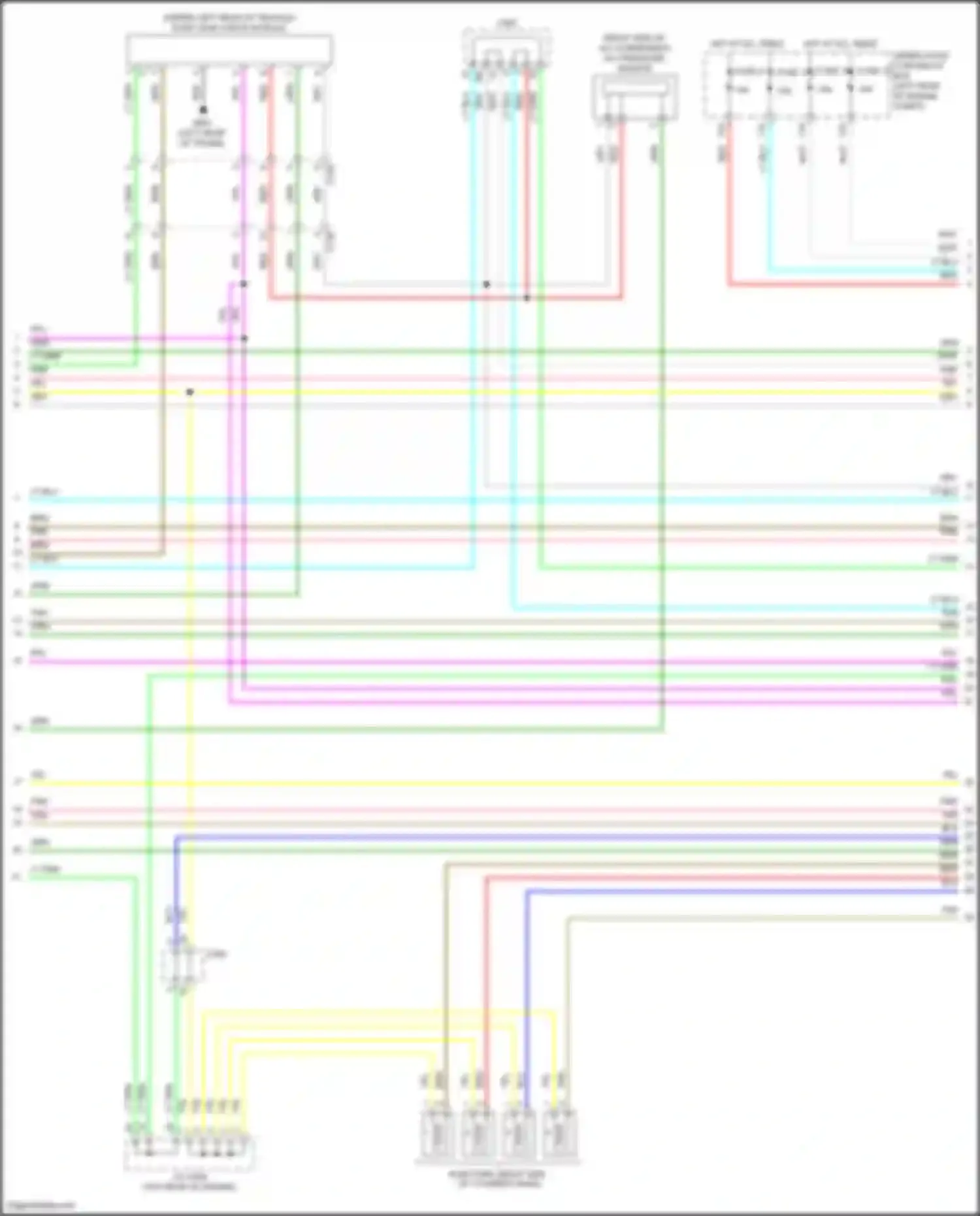 Accord Honda X (2017-2020): Wiring diagram engine performance 2.0l hybrid, engine controls circuit (3 of 8)
