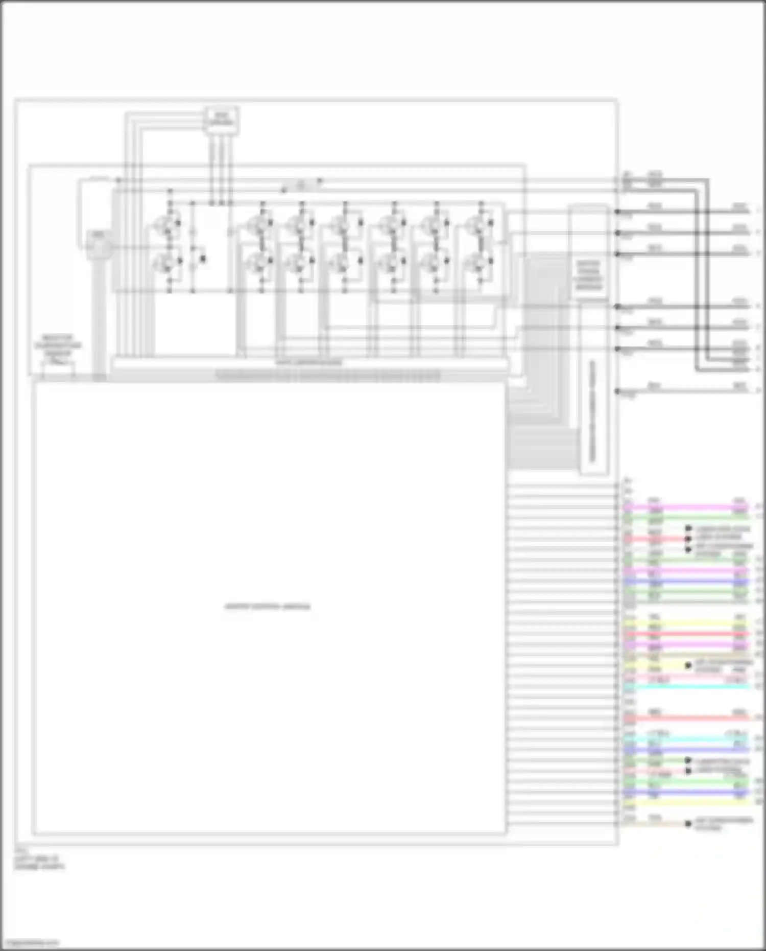Accord Honda X (2017-2020): Wiring diagram engine performance 2.0l hybrid, hybrid system circuit (1 of 8)