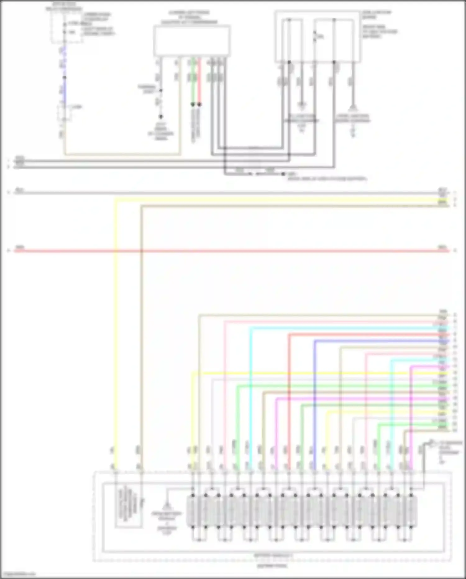 Accord Honda X (2017-2020): Wiring diagram engine performance 2.0l hybrid, hybrid system circuit (3 of 8)