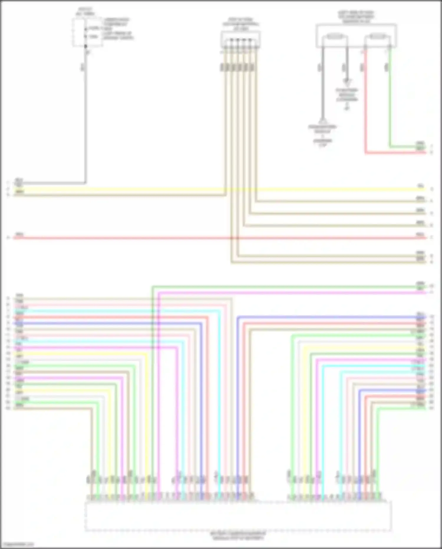 Accord Honda X (2017-2020): Wiring diagram engine performance 2.0l hybrid, hybrid system circuit (4 of 8)