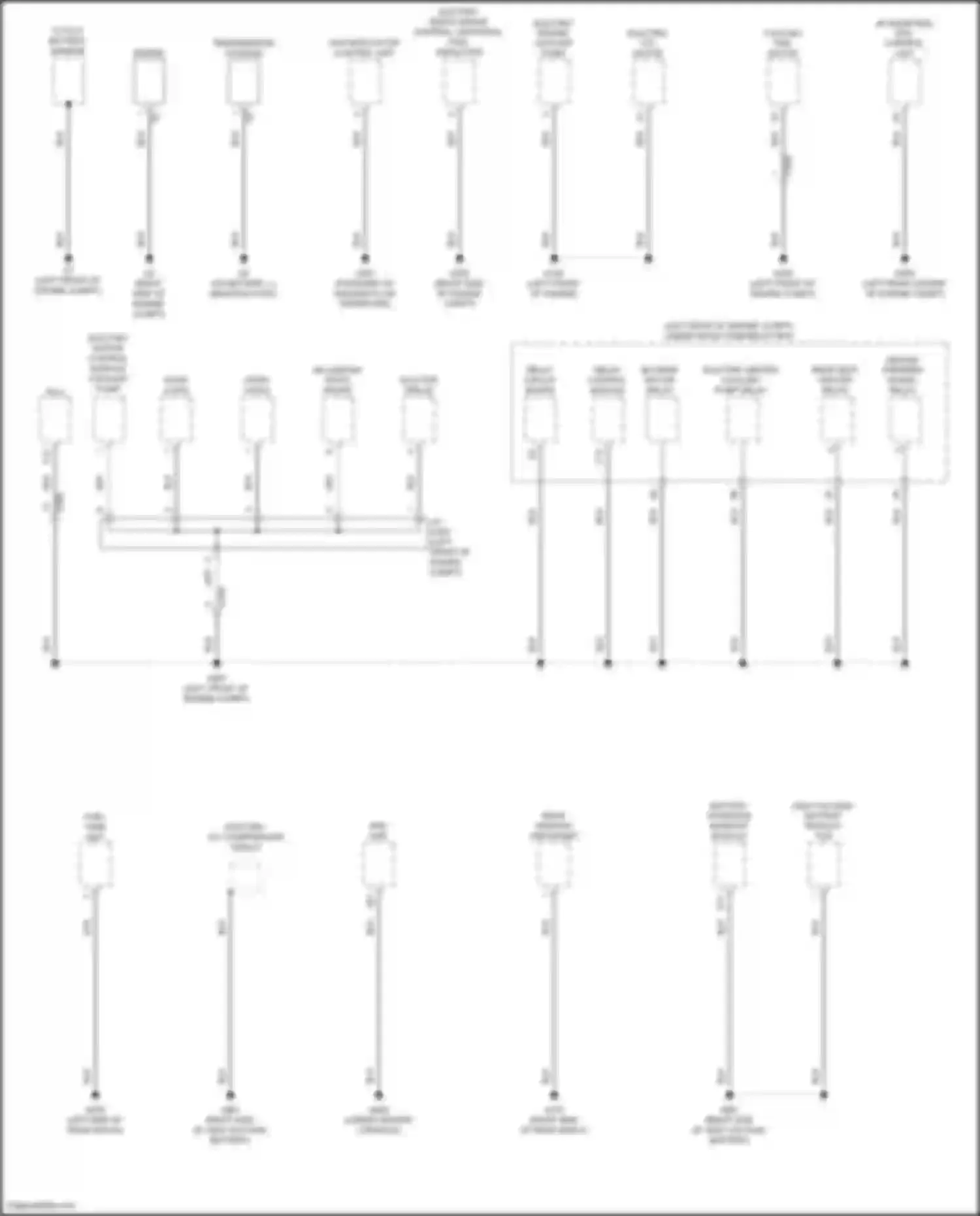 Accord Honda X (2017-2020): Ground distribution circuit, hybrid (1 of 5)