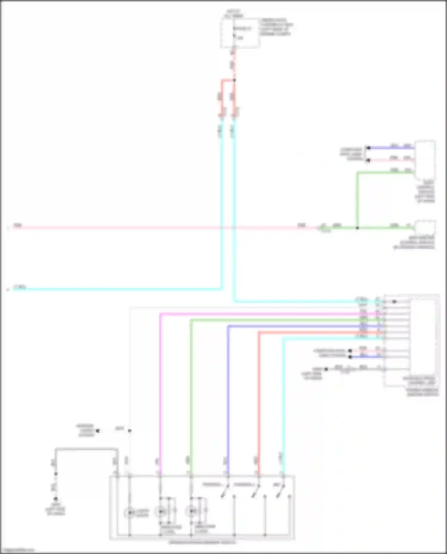 Accord Honda X (2017-2020): Memory systems circuit, hybrid (2 of 2)