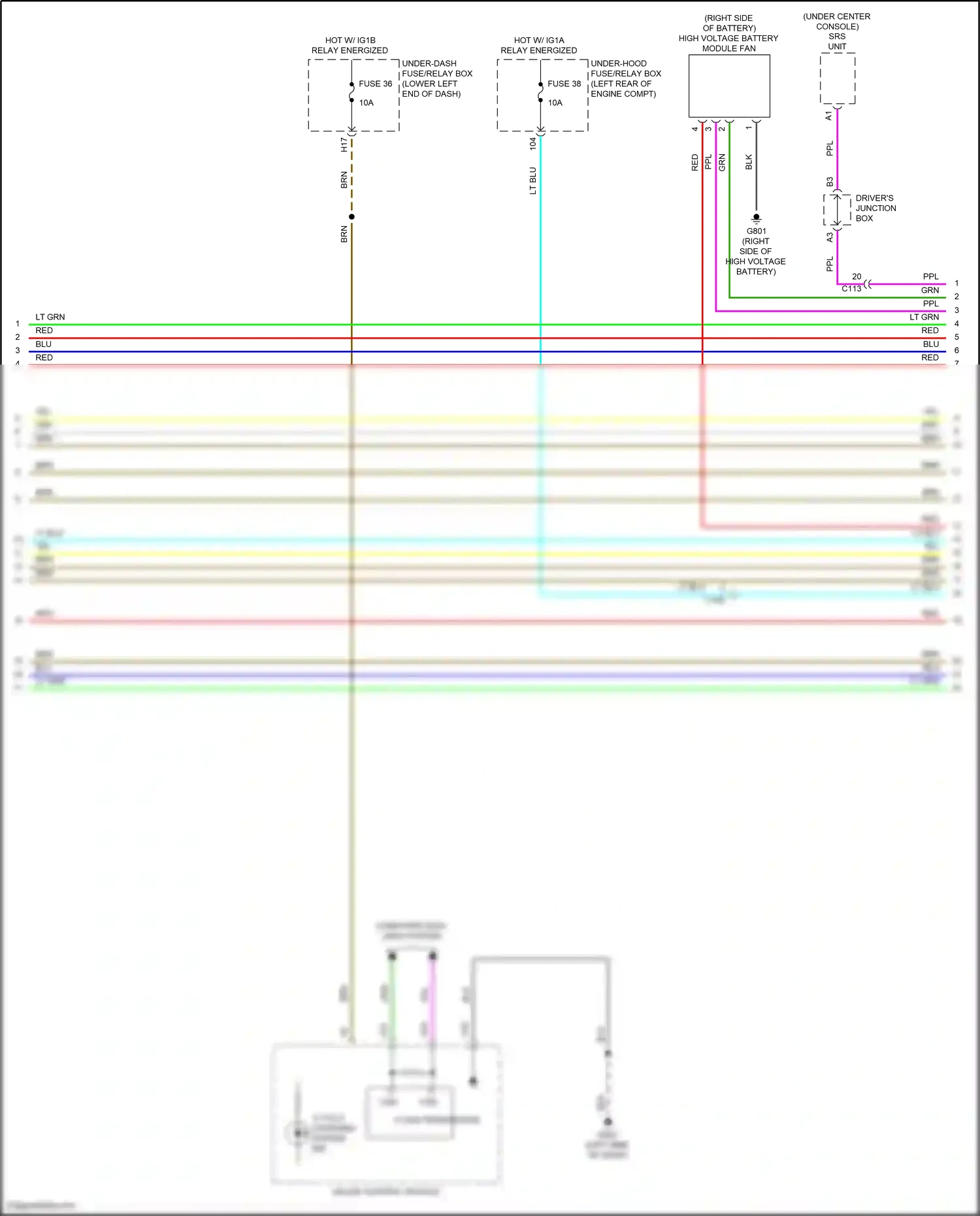 Wiring diagram 12 volt charging system ind for Honda Accord X (2017-2020) (1 of 1)