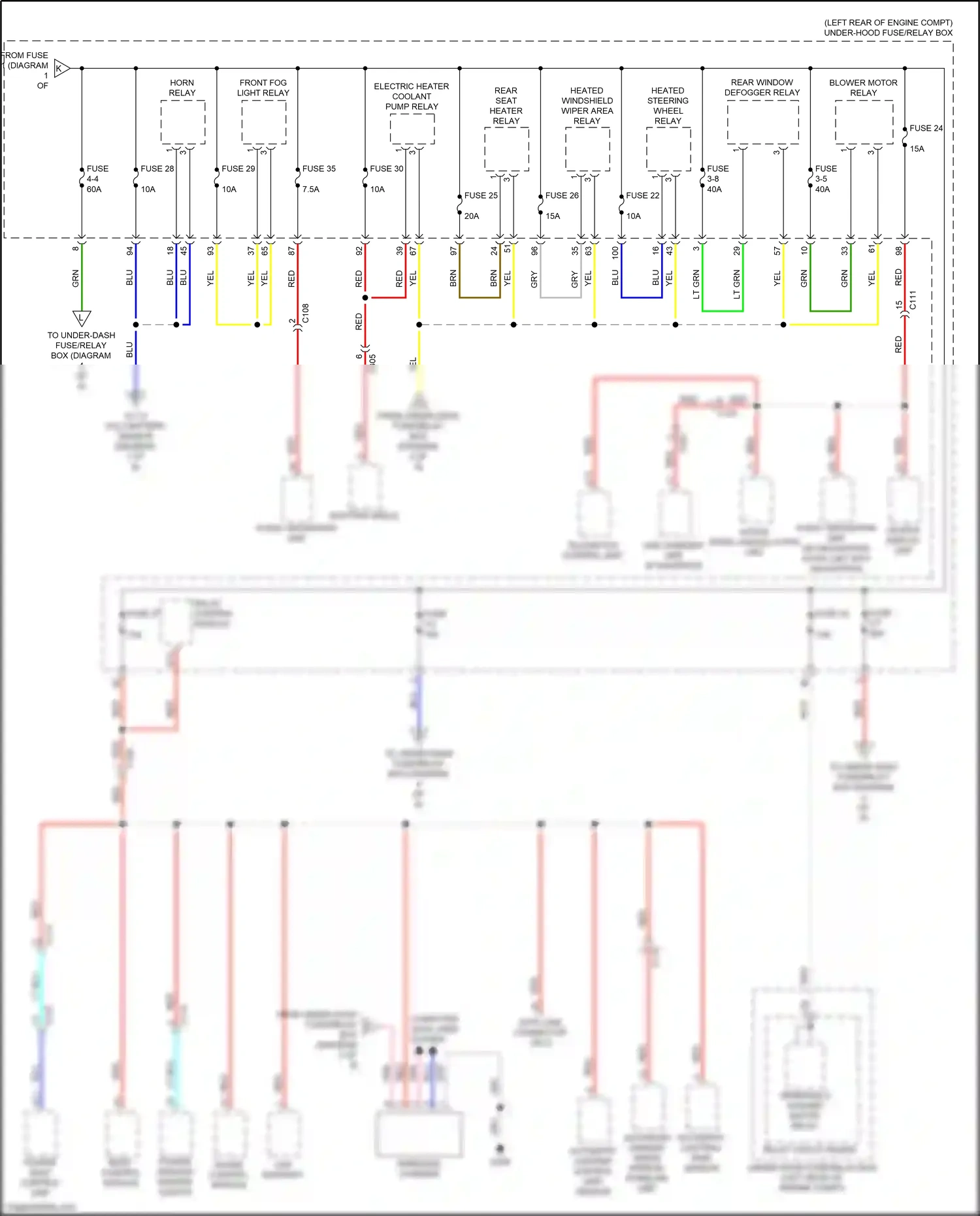 Wiring diagram automatic lighting control unit-sensor for Honda Accord X (2017-2020) (3 of 3)