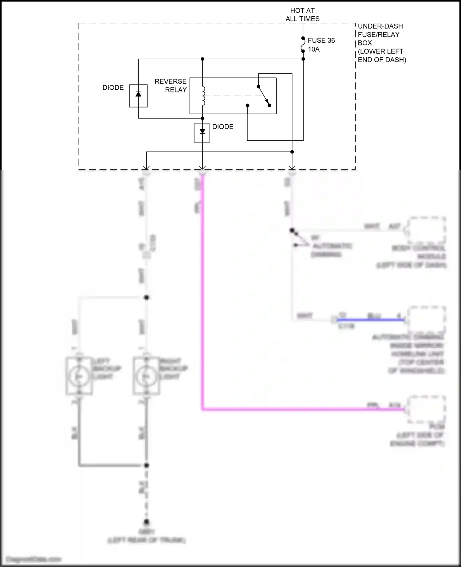 Wiring diagram blk for Honda Accord X (2017-2020) (2 of 208)