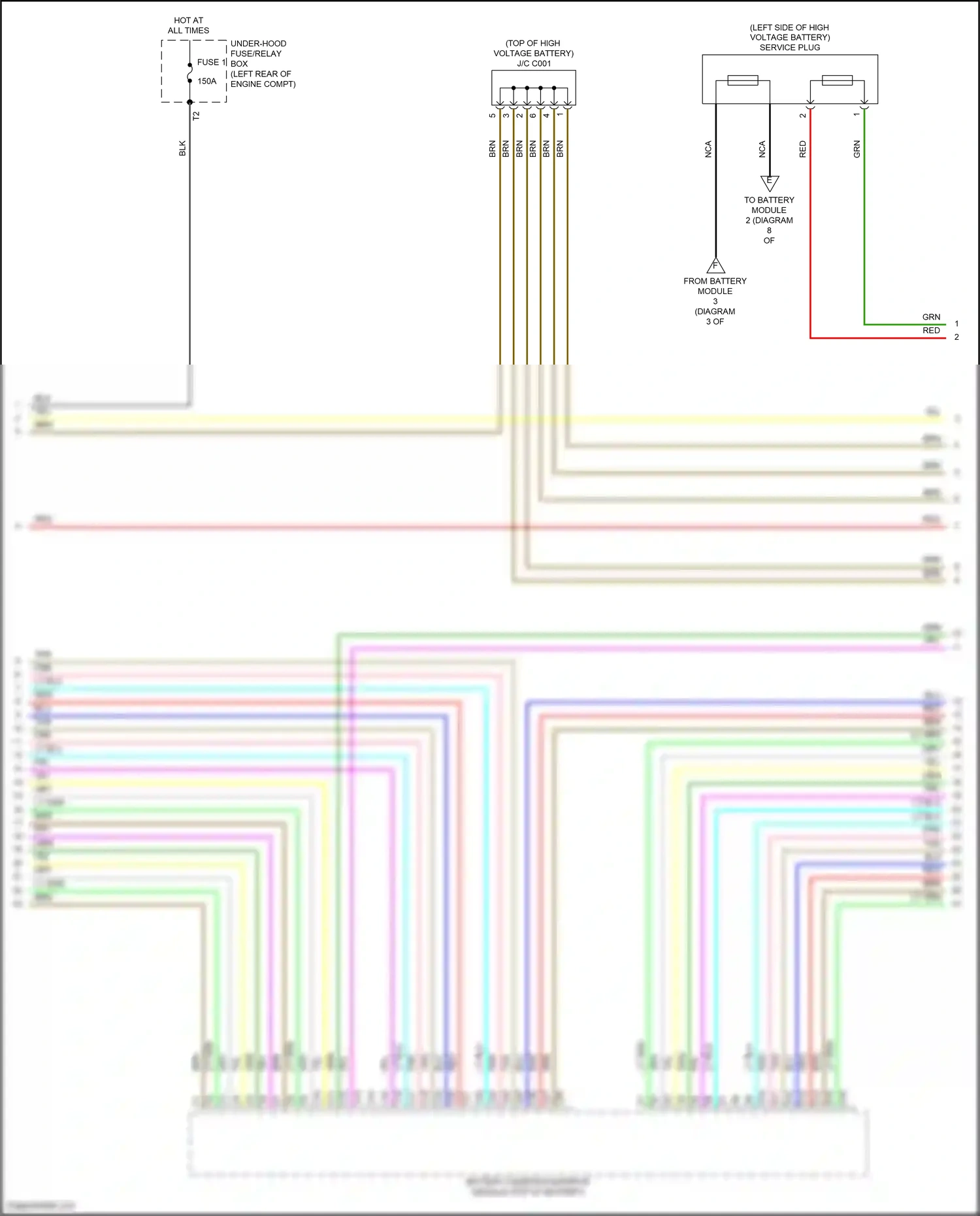 Wiring diagram blk for Honda Accord X (2017-2020) (185 of 208)