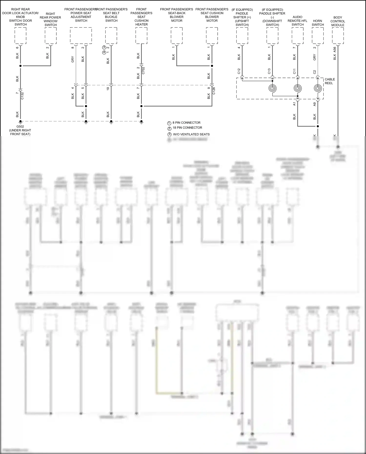 Wiring diagram blk for Honda Accord X (2017-2020) (109 of 208)
