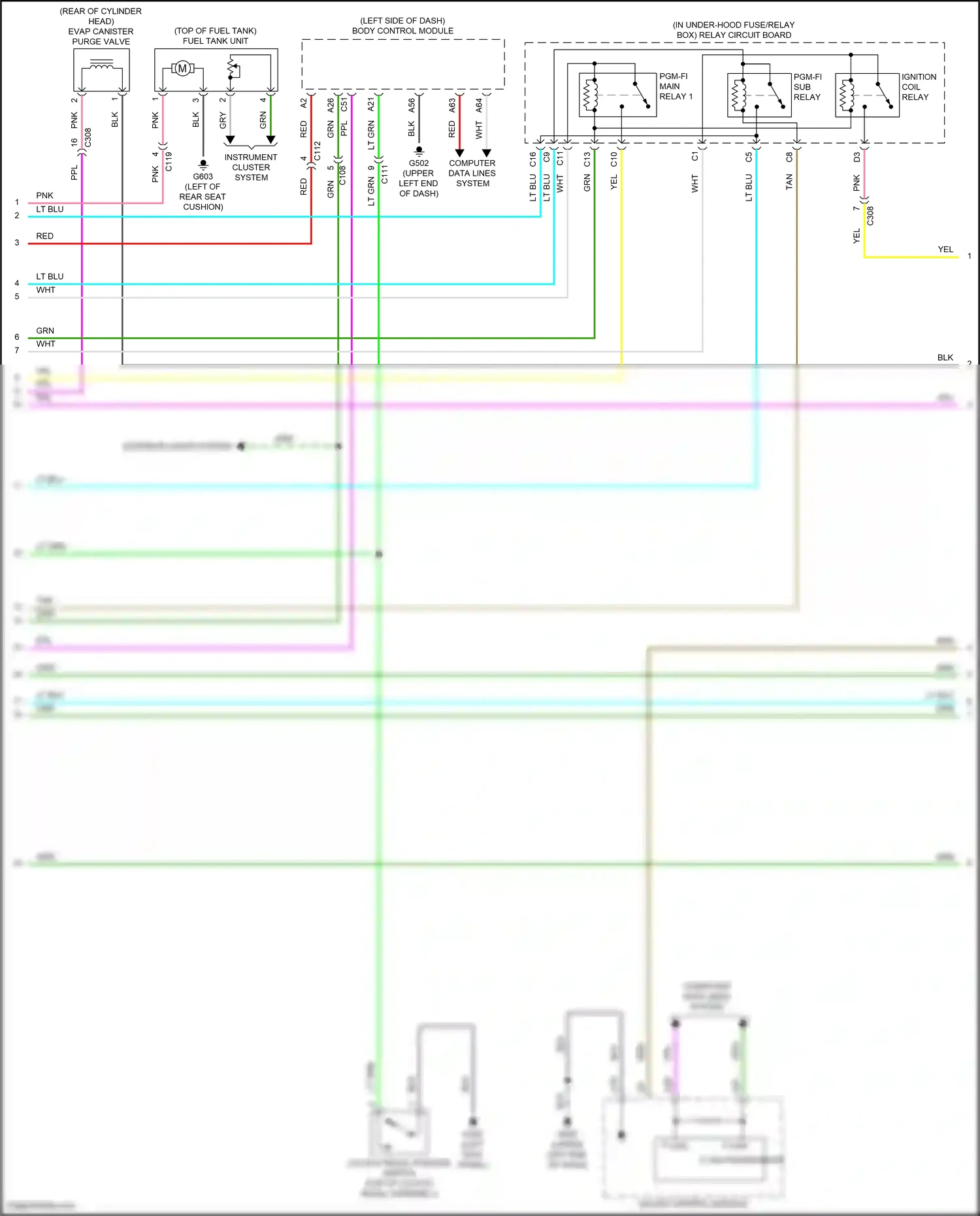 Wiring diagram blk for Honda Accord X (2017-2020) (187 of 208)