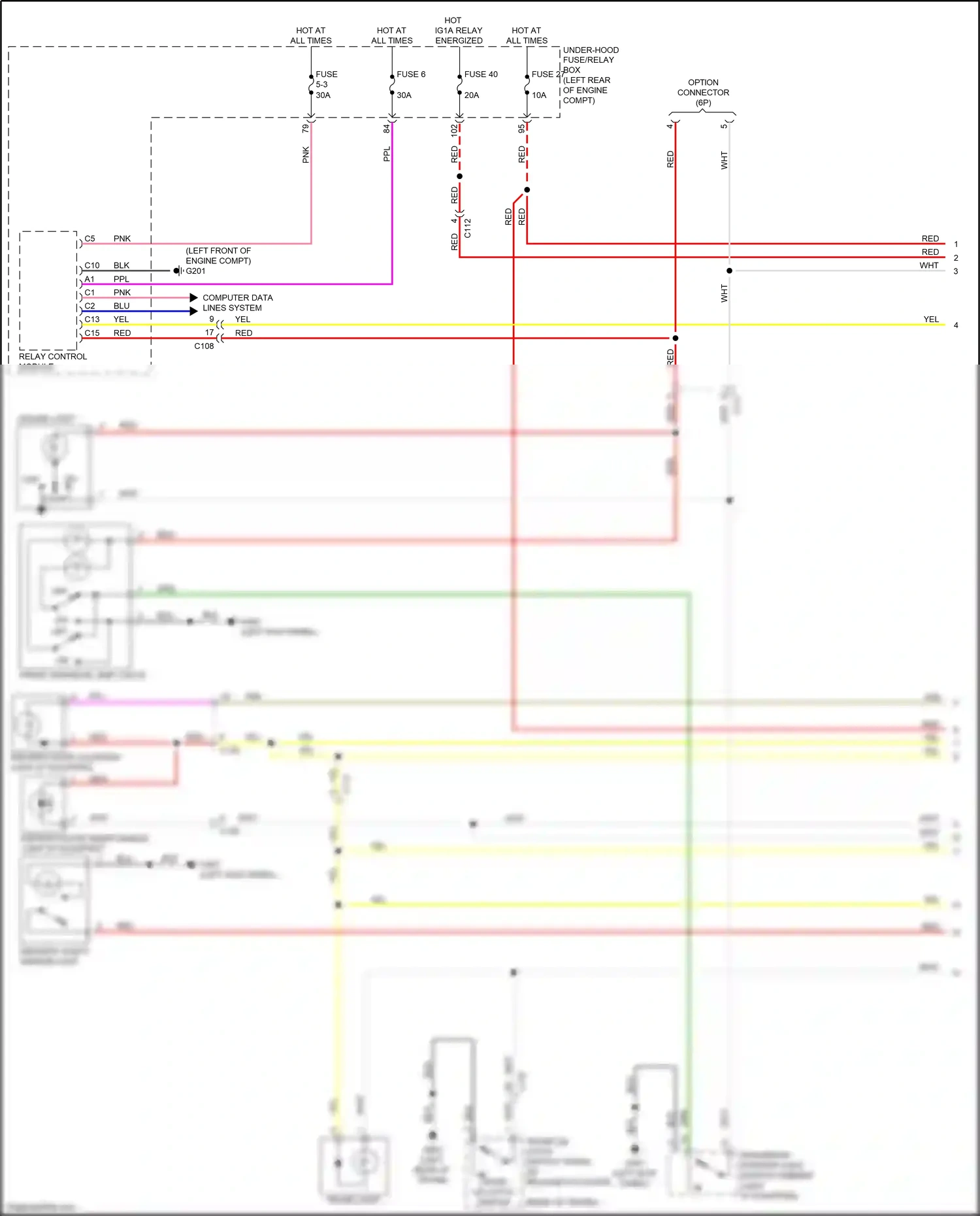 Wiring diagram blu for Honda Accord X (2017-2020) (55 of 207)