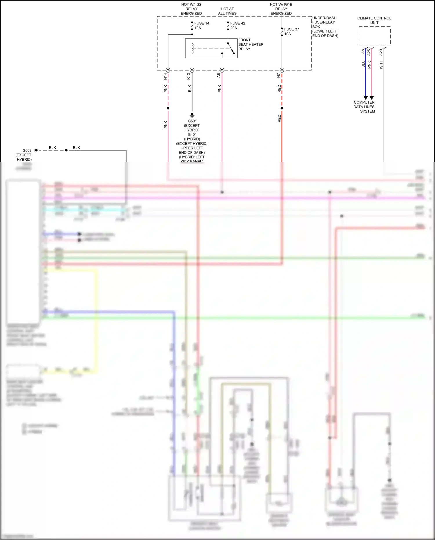 Wiring diagram blu for Honda Accord X (2017-2020) (35 of 207)