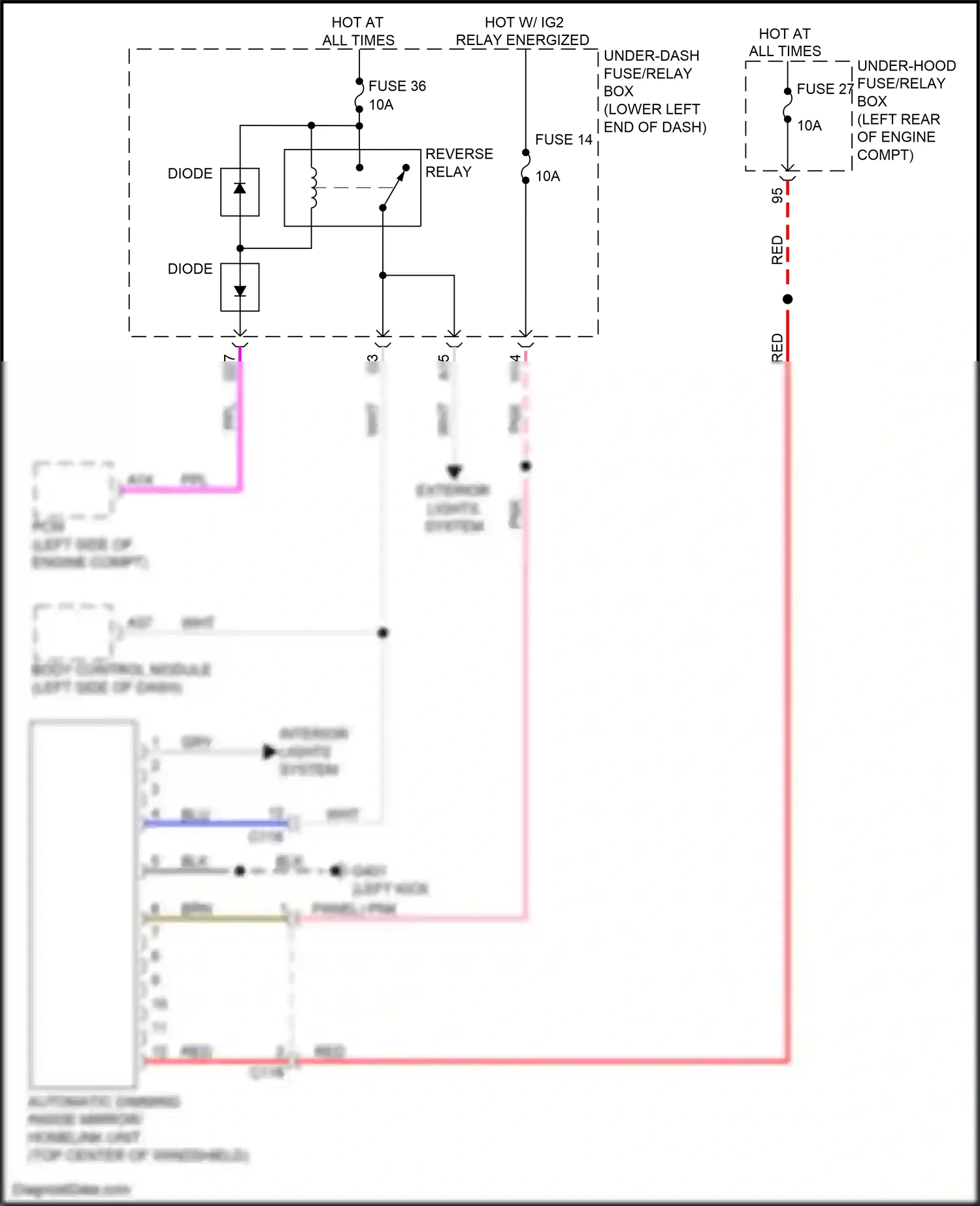 Wiring diagram blu for Honda Accord X (2017-2020) (22 of 207)