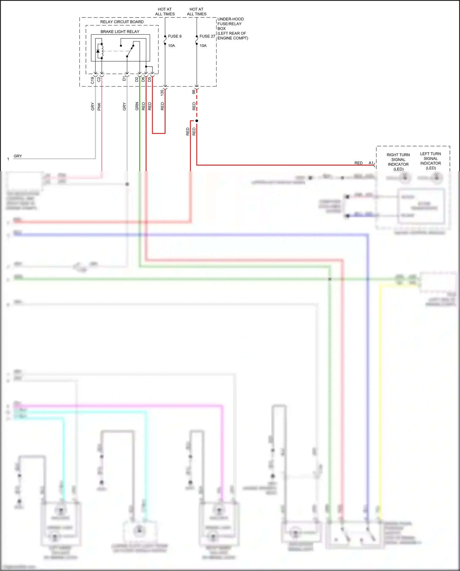 Wiring diagram blu for Honda Accord X (2017-2020) (148 of 207)