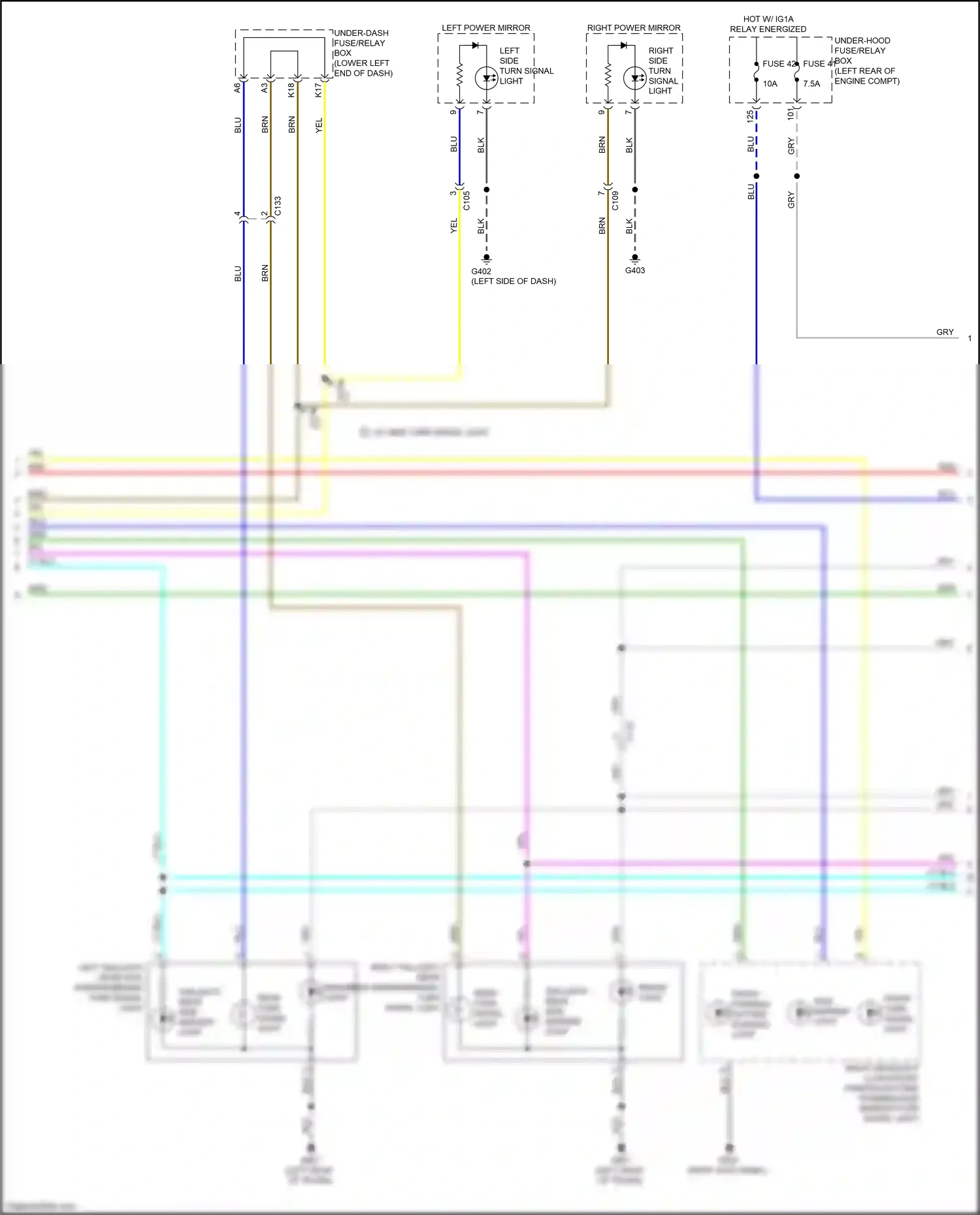 Wiring diagram blu for Honda Accord X (2017-2020) (4 of 207)