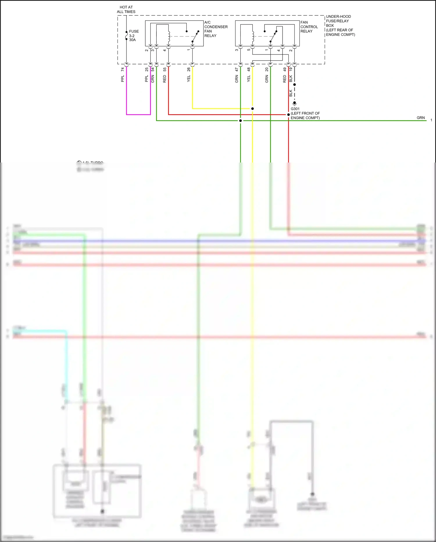 Wiring diagram blu for Honda Accord X (2017-2020) (127 of 207)