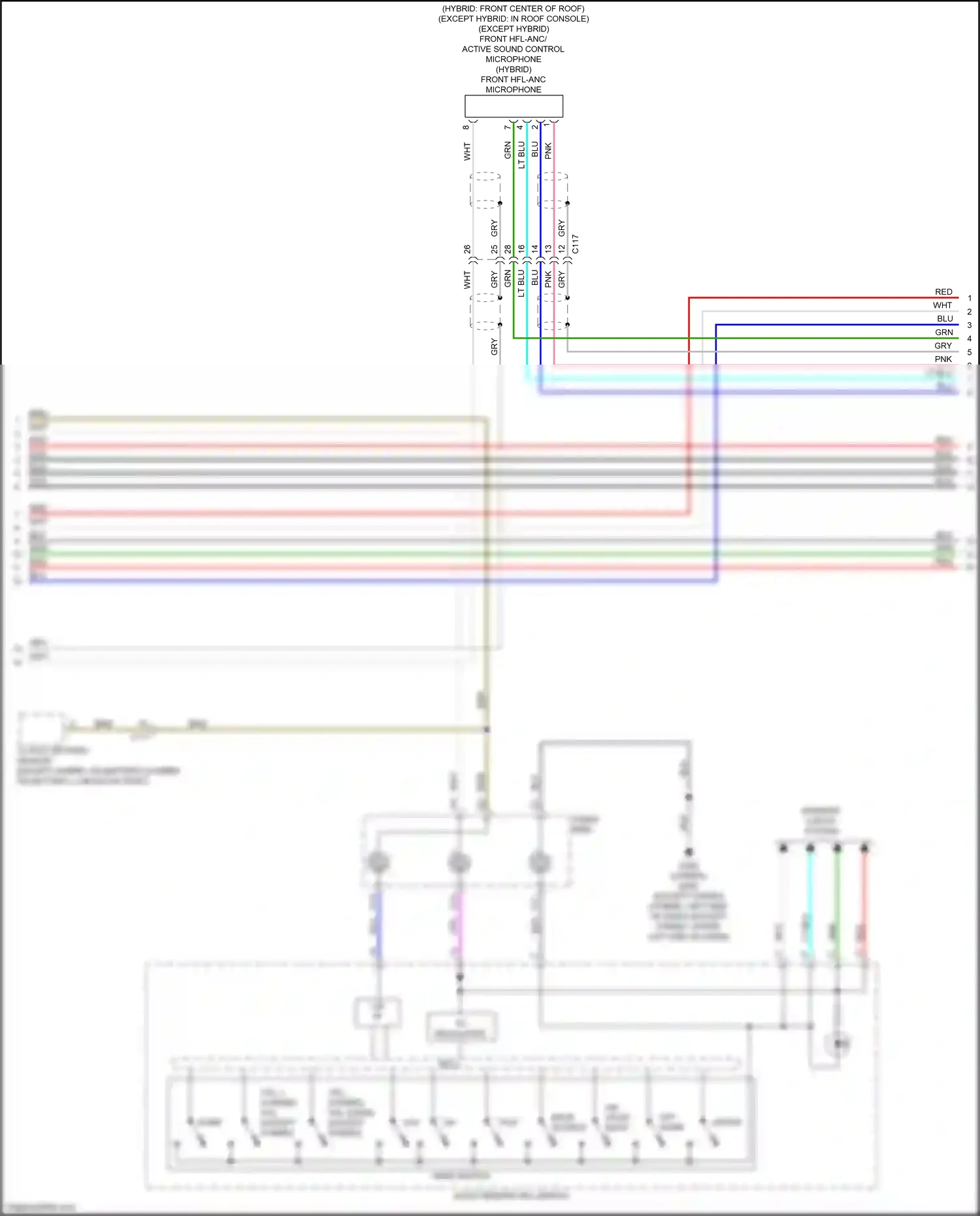 Wiring diagram blu for Honda Accord X (2017-2020) (150 of 207)