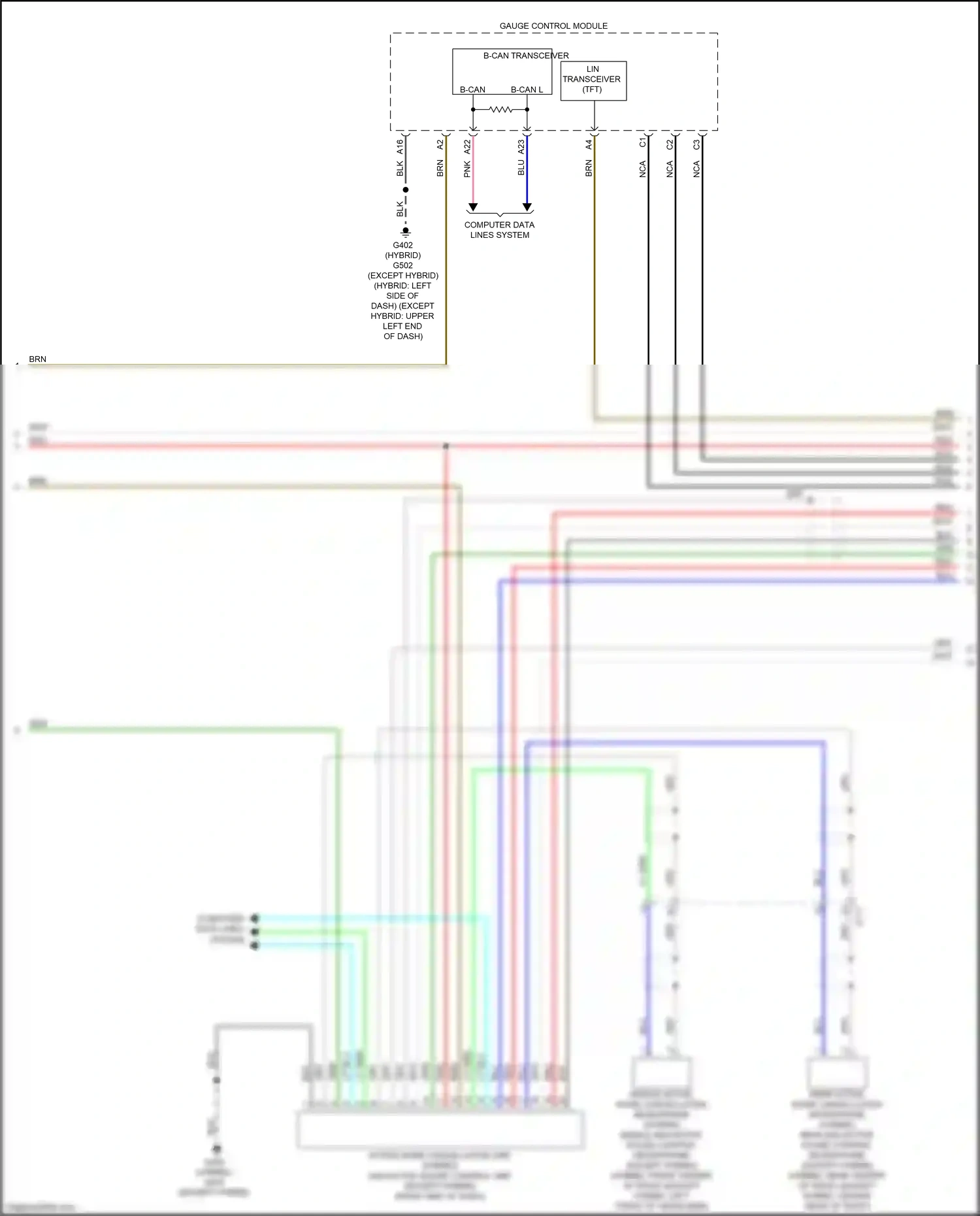 Wiring diagram blu for Honda Accord X (2017-2020) (149 of 207)