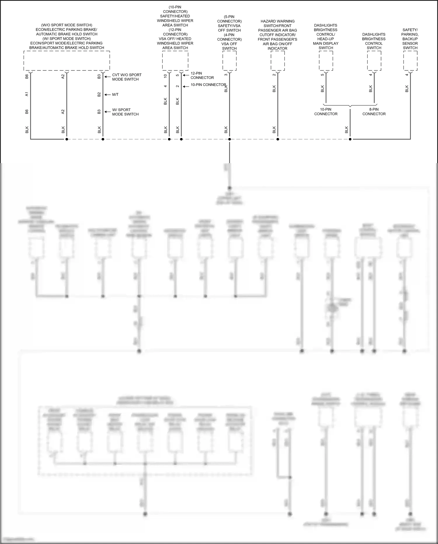 Wiring diagram body control module for Honda Accord X (2017-2020) (24 of 39)