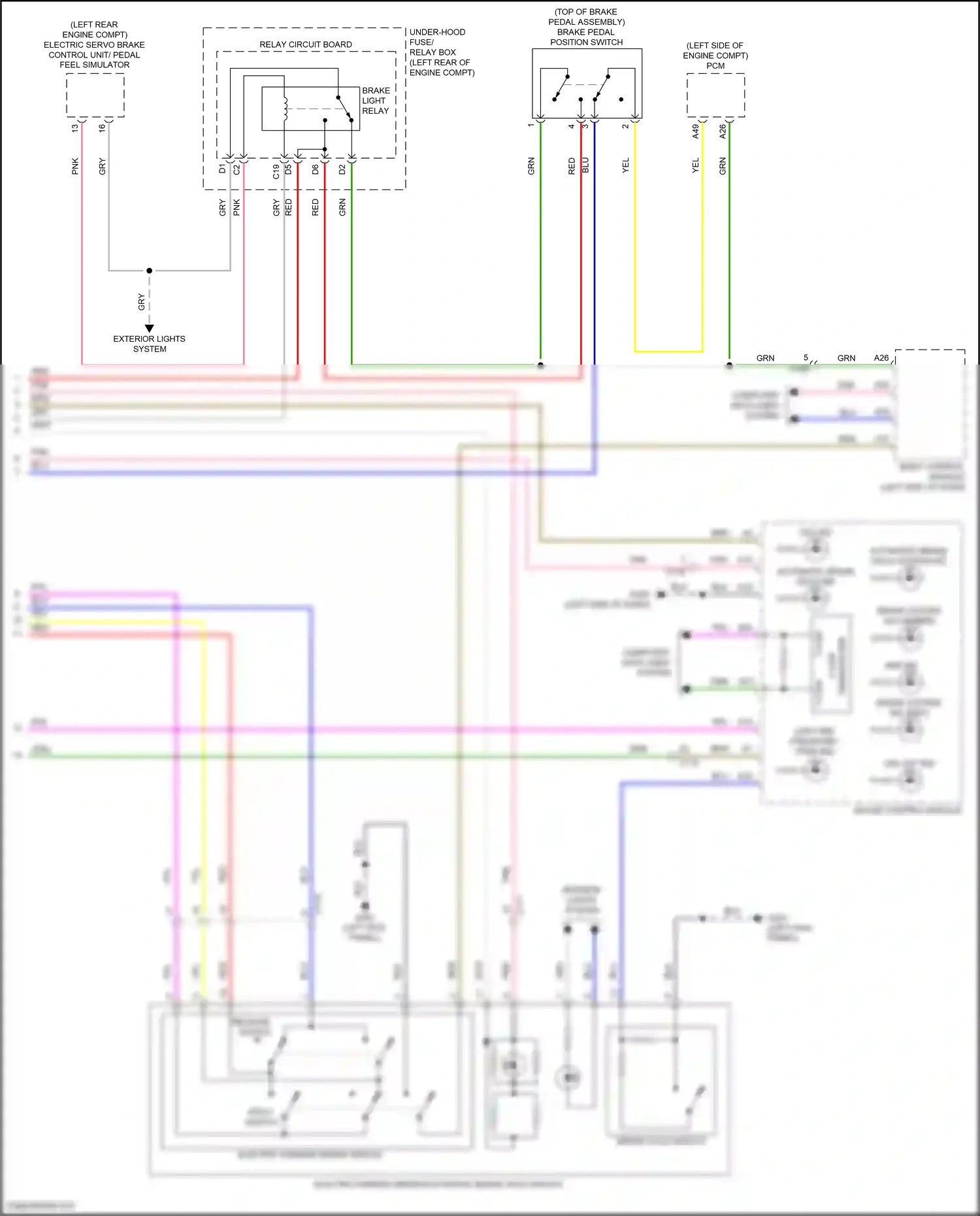 Wiring diagram body control module for Honda Accord X (2017-2020) (21 of 39)