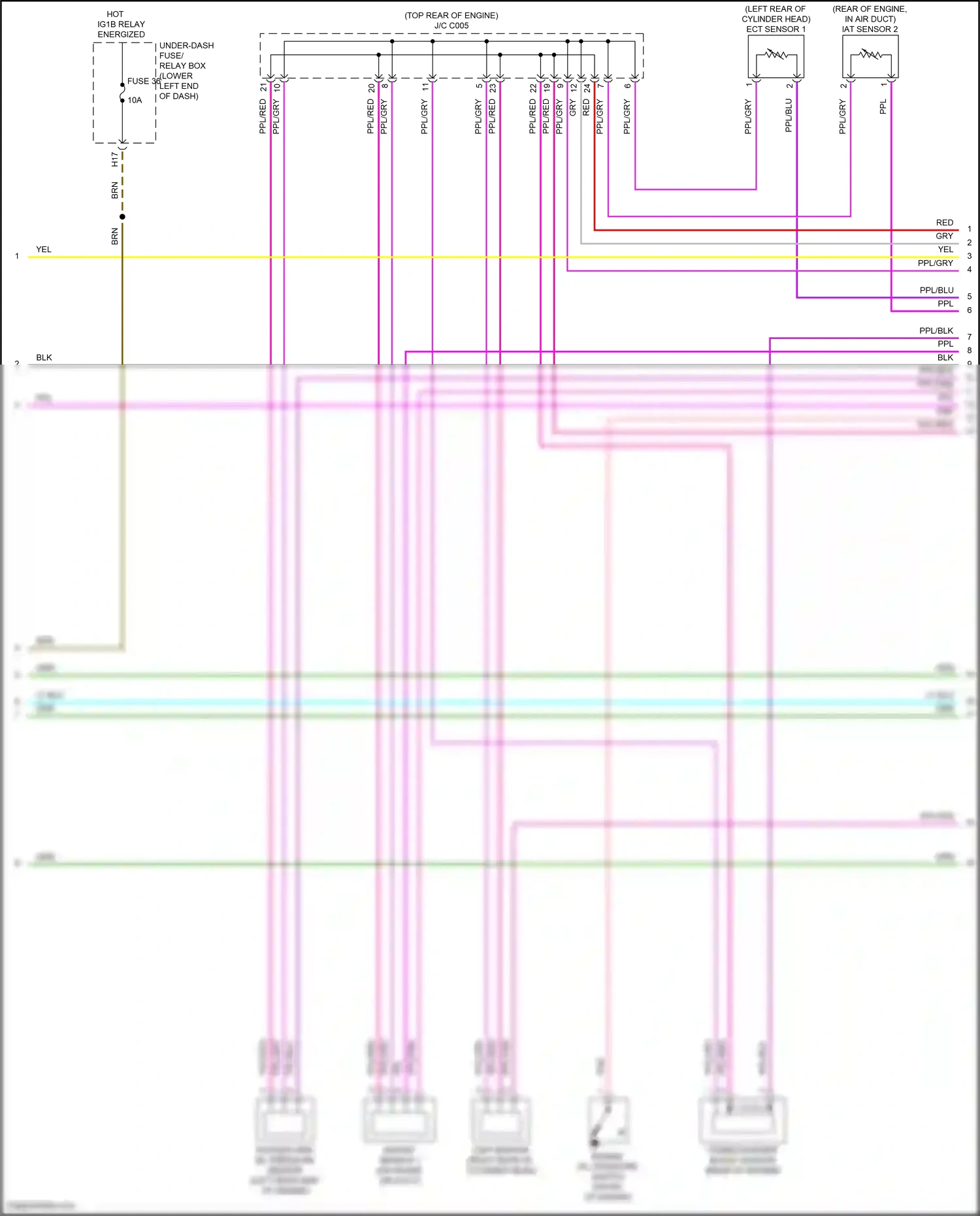 Wiring diagram cmp sensor a for Honda Accord X (2017-2020) (3 of 3)