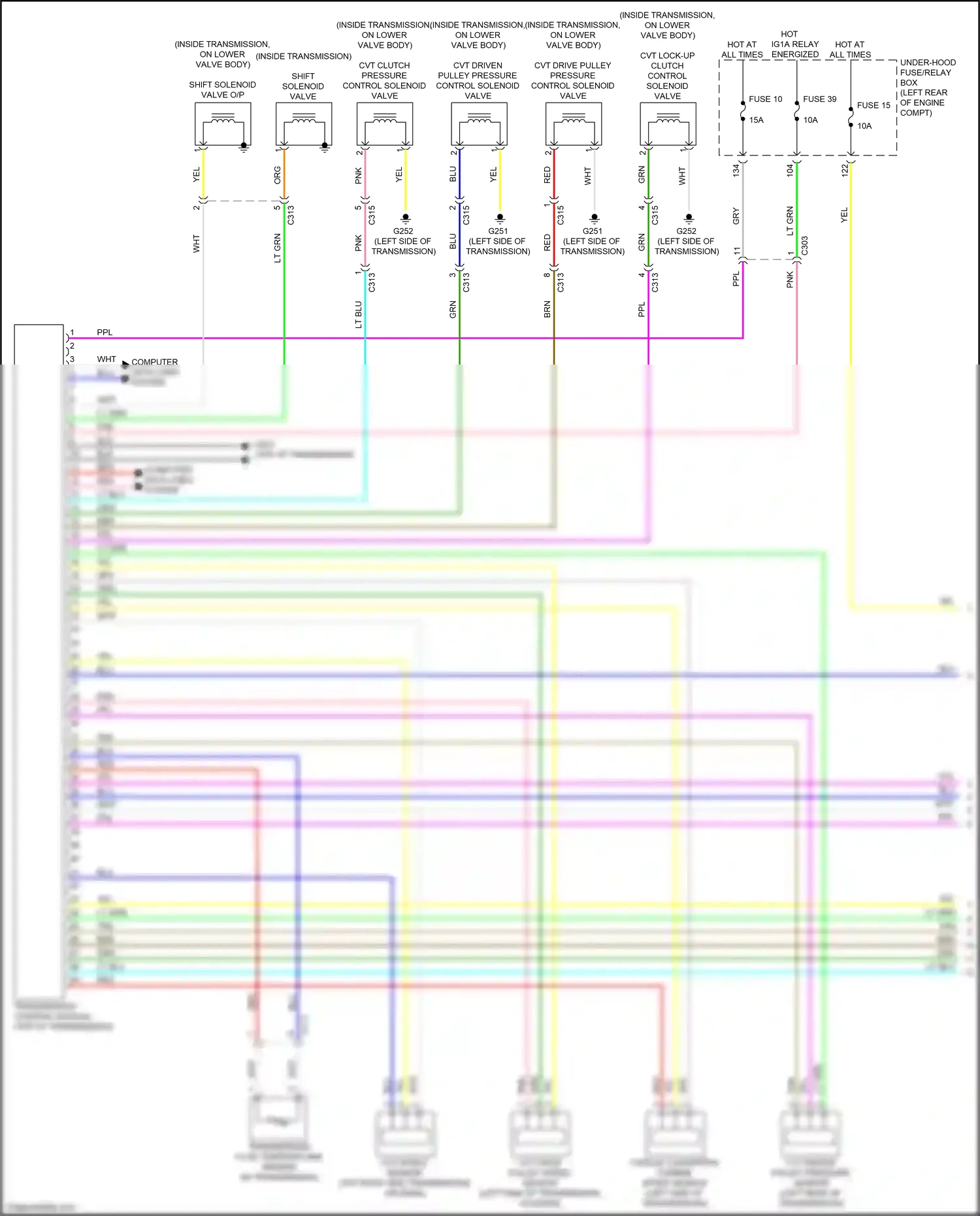 Wiring diagram computer data lines system for Honda Accord X (2017-2020) (112 of 127)