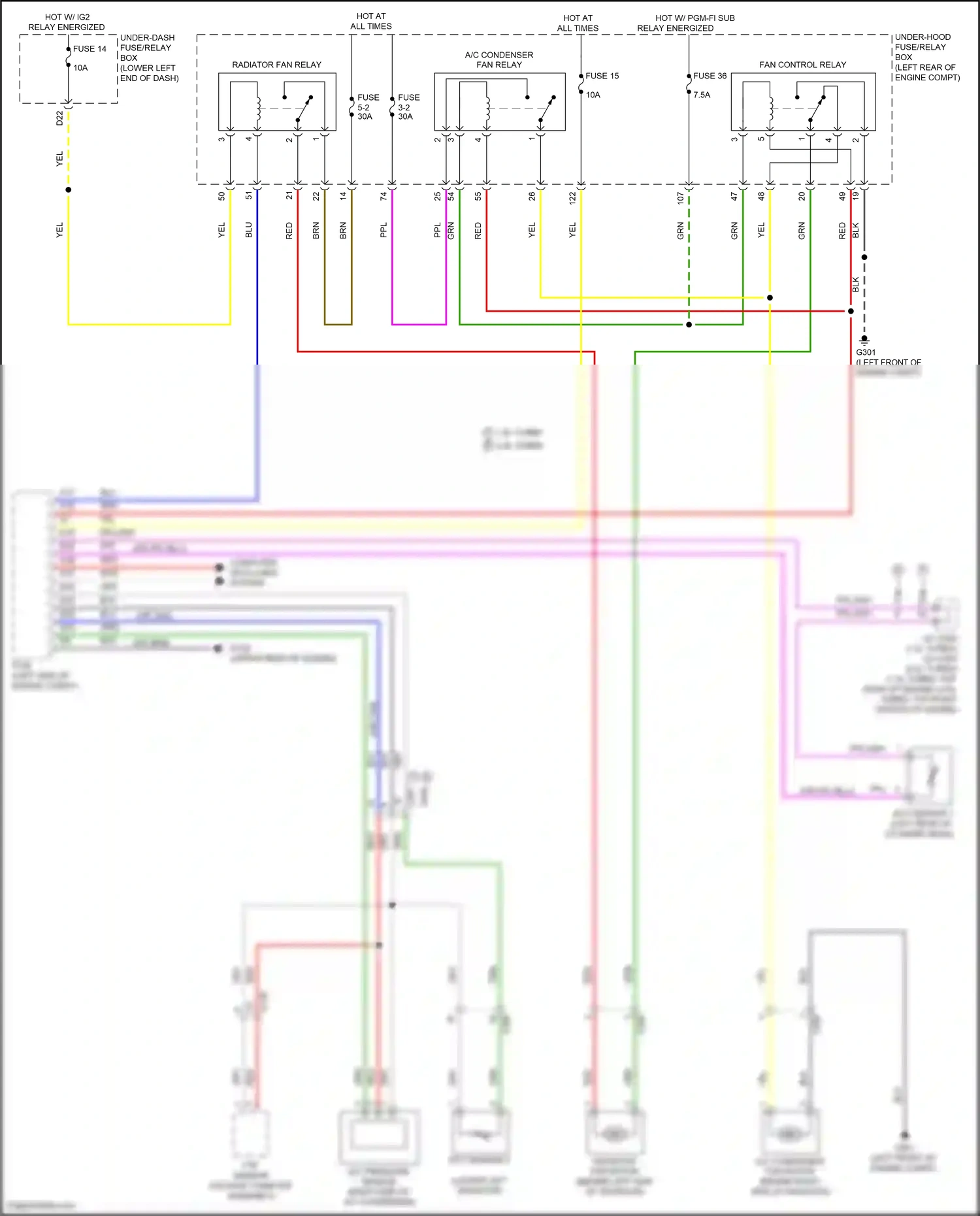 Wiring diagram computer data lines system for Honda Accord X (2017-2020) (52 of 127)