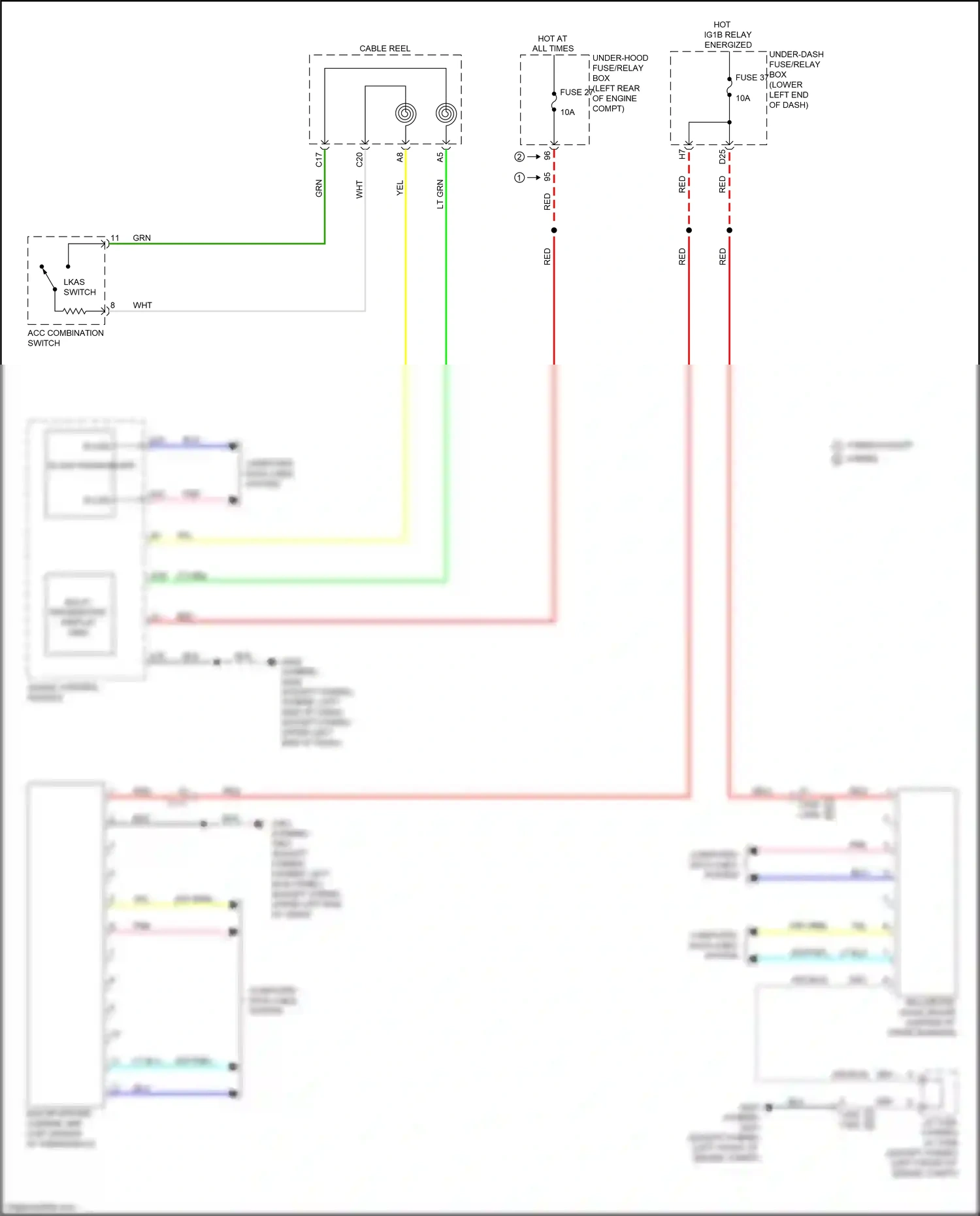 Wiring diagram computer data lines system for Honda Accord X (2017-2020) (49 of 127)