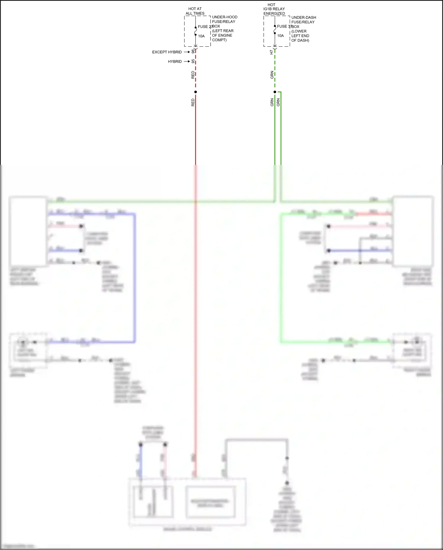 Wiring diagram computer data lines system for Honda Accord X (2017-2020) (45 of 127)