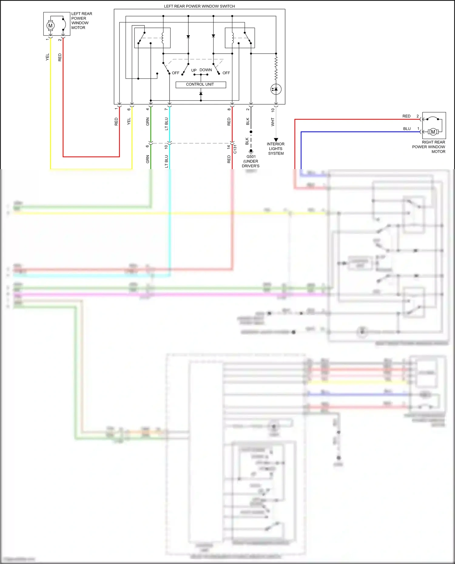 Wiring diagram control unit) for Honda Accord X (2017-2020) (10 of 10)