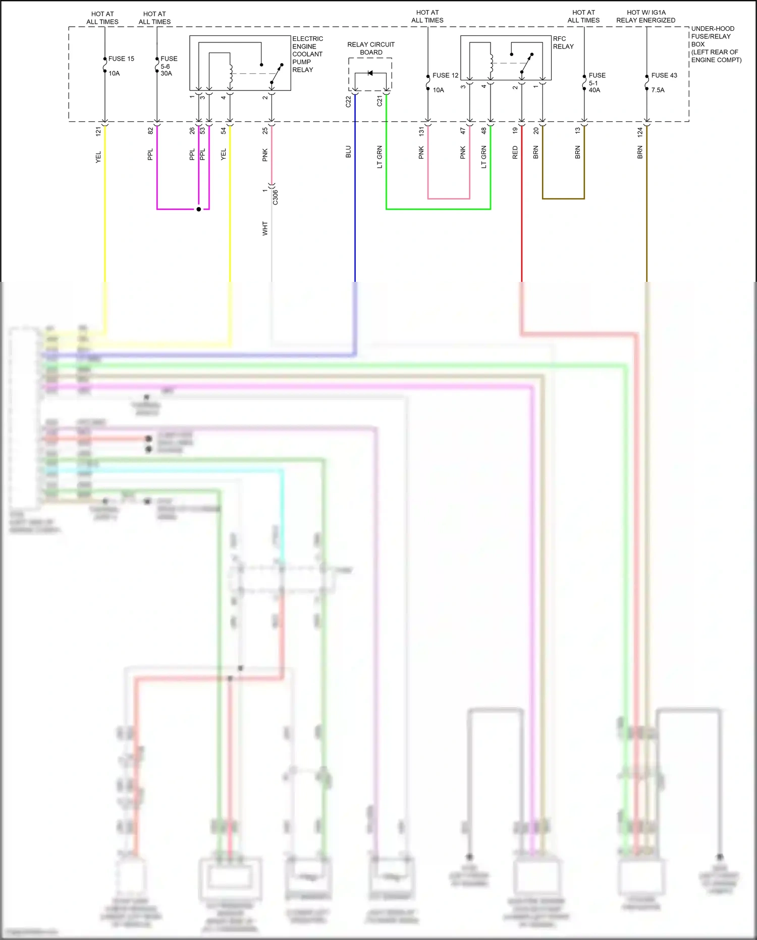 Wiring diagram evap leak check module for Honda Accord X (2017-2020) (2 of 3)