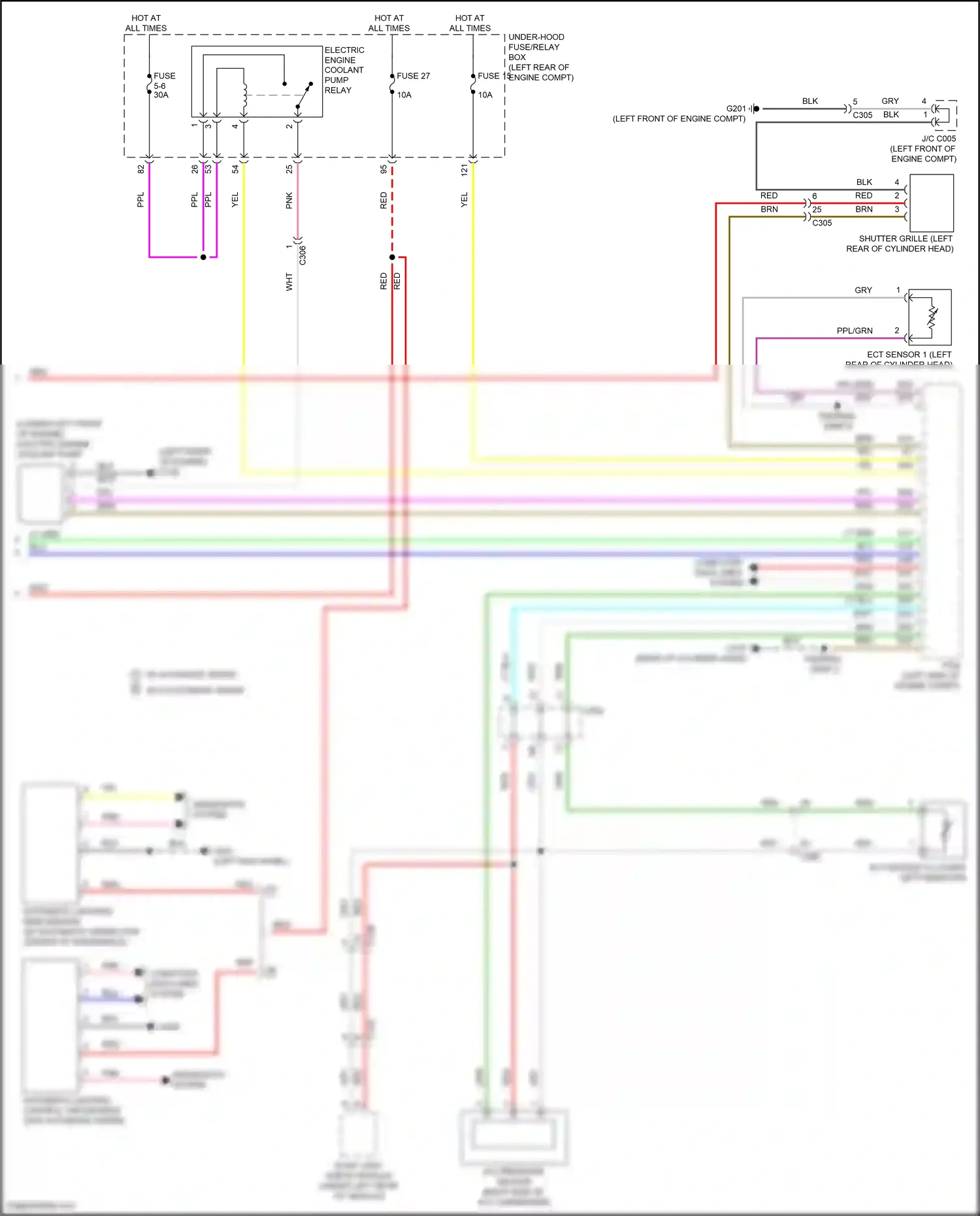 Wiring diagram evap leak check module for Honda Accord X (2017-2020) (1 of 3)