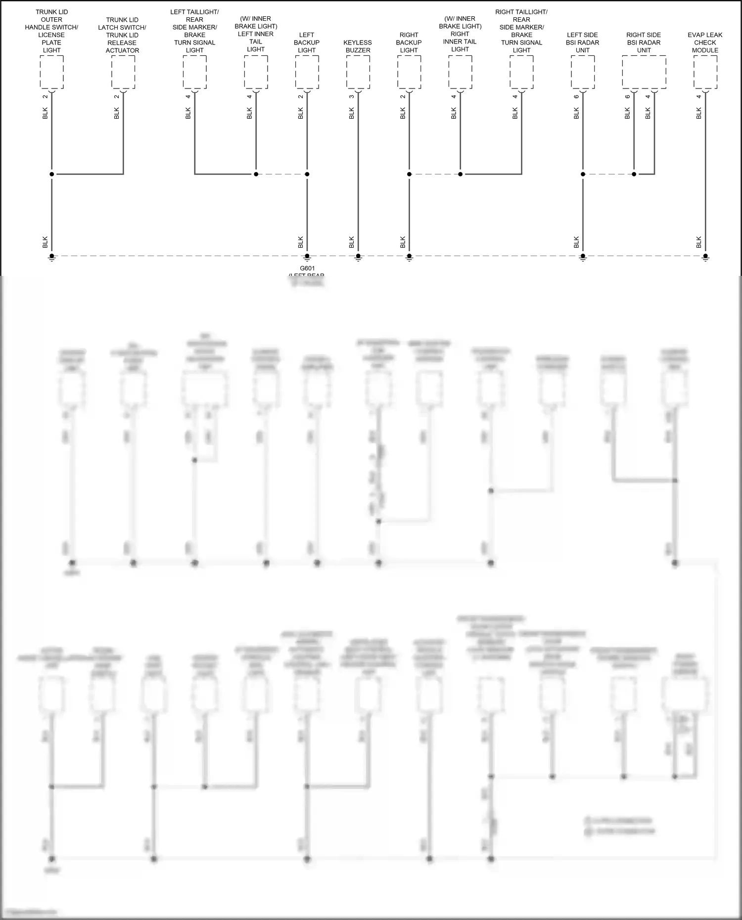 Wiring diagram evap leak check module for Honda Accord X (2017-2020) (3 of 3)