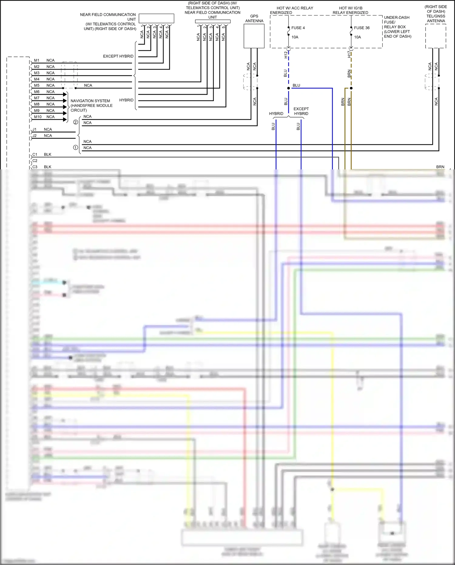 Wiring diagram fuse 36 for Honda Accord X (2017-2020) (18 of 44)