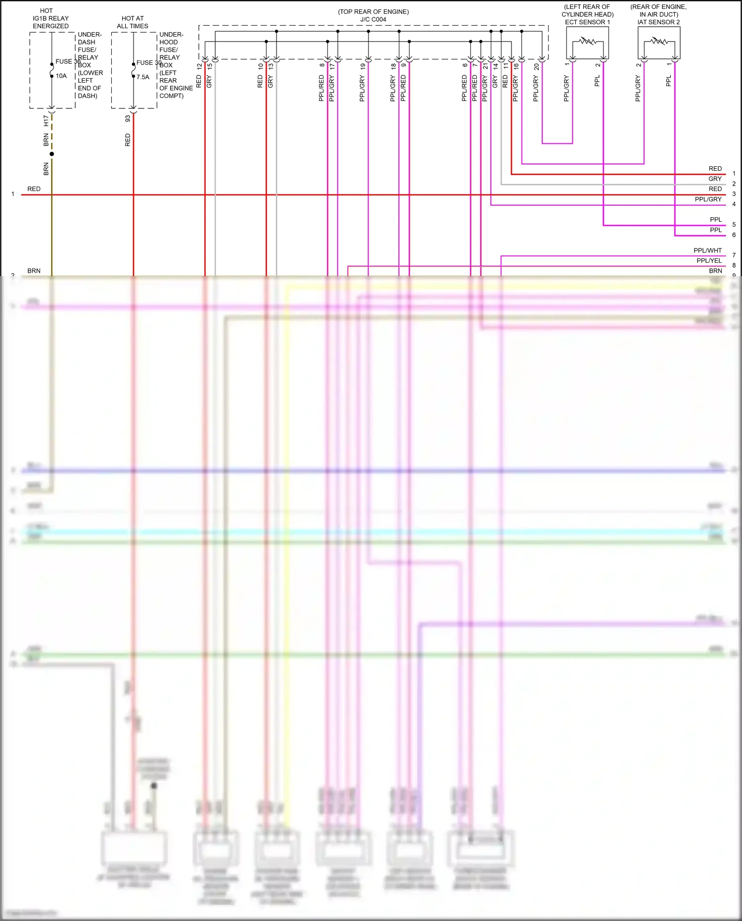 Wiring diagram iat sensor 2 for Honda Accord X (2017-2020) (1 of 3)