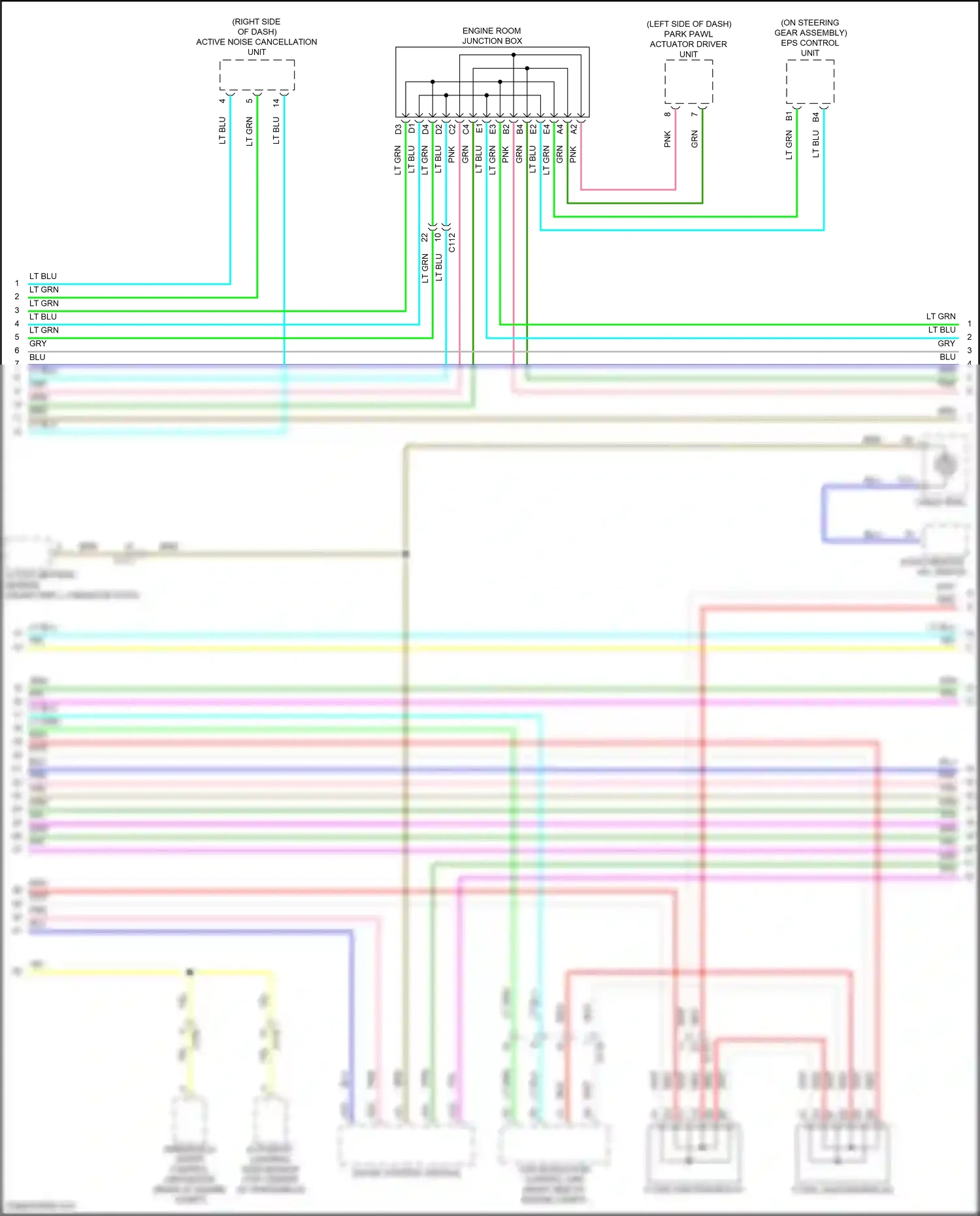 Wiring diagram lt blu for Honda Accord X (2017-2020) (76 of 169)