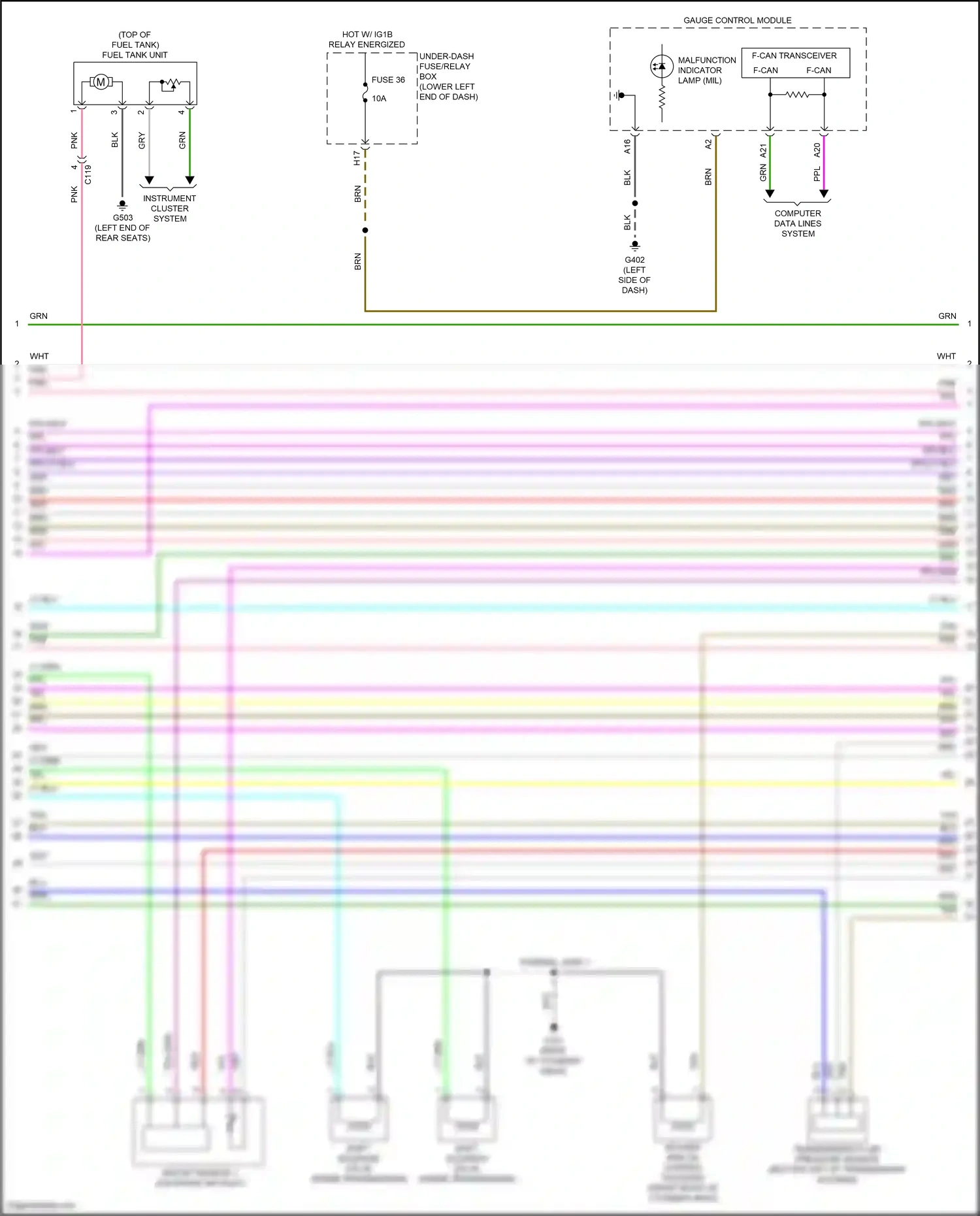 Wiring diagram lt blu for Honda Accord X (2017-2020) (154 of 169)