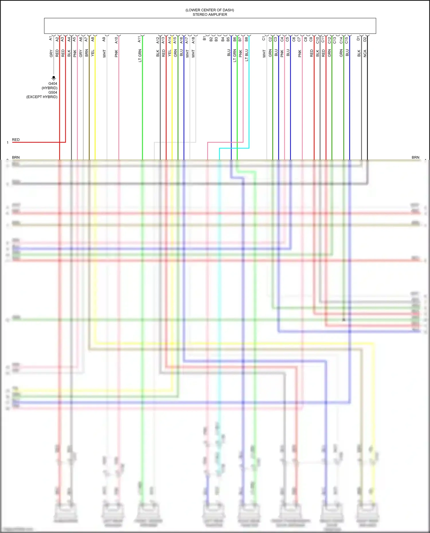 Wiring diagram lt blu for Honda Accord X (2017-2020) (122 of 169)