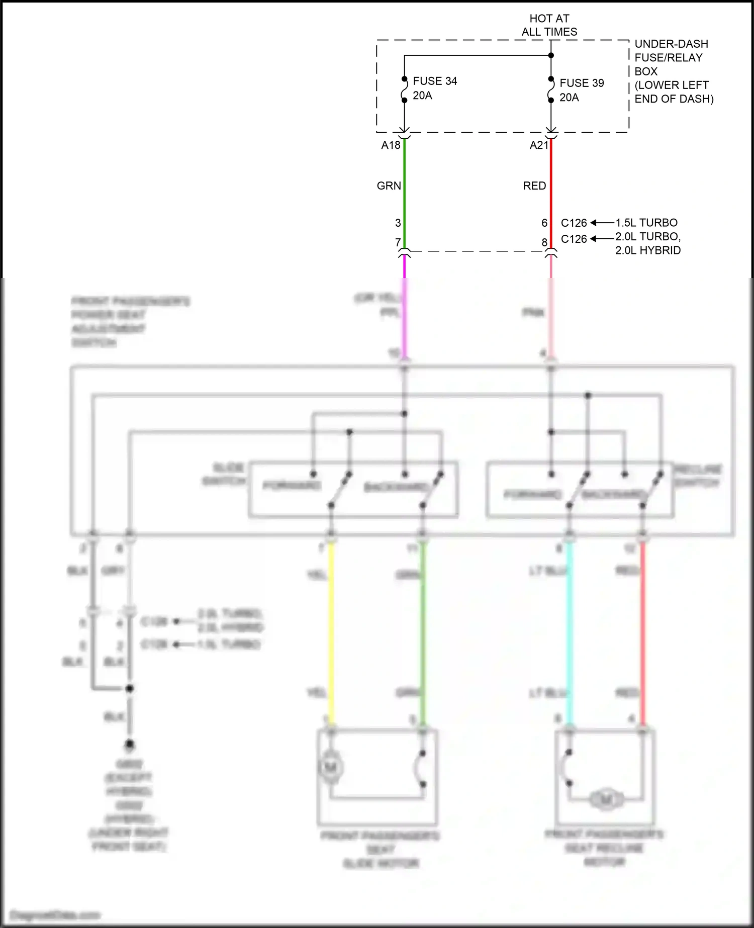 Wiring diagram lt blu for Honda Accord X (2017-2020) (23 of 169)