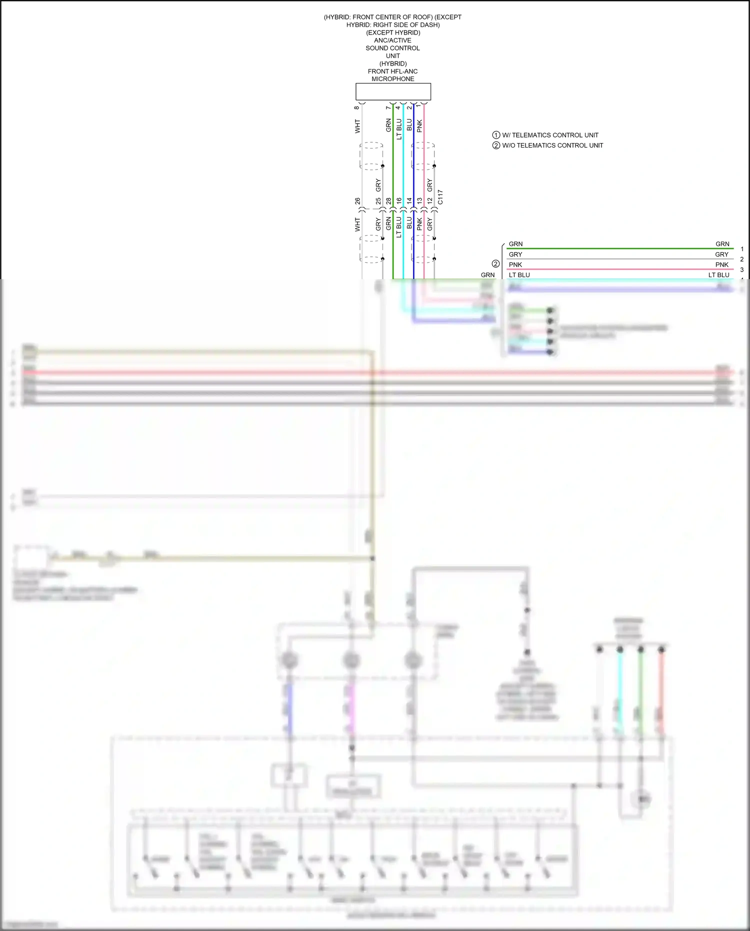 Wiring diagram lt blu for Honda Accord X (2017-2020) (67 of 169)