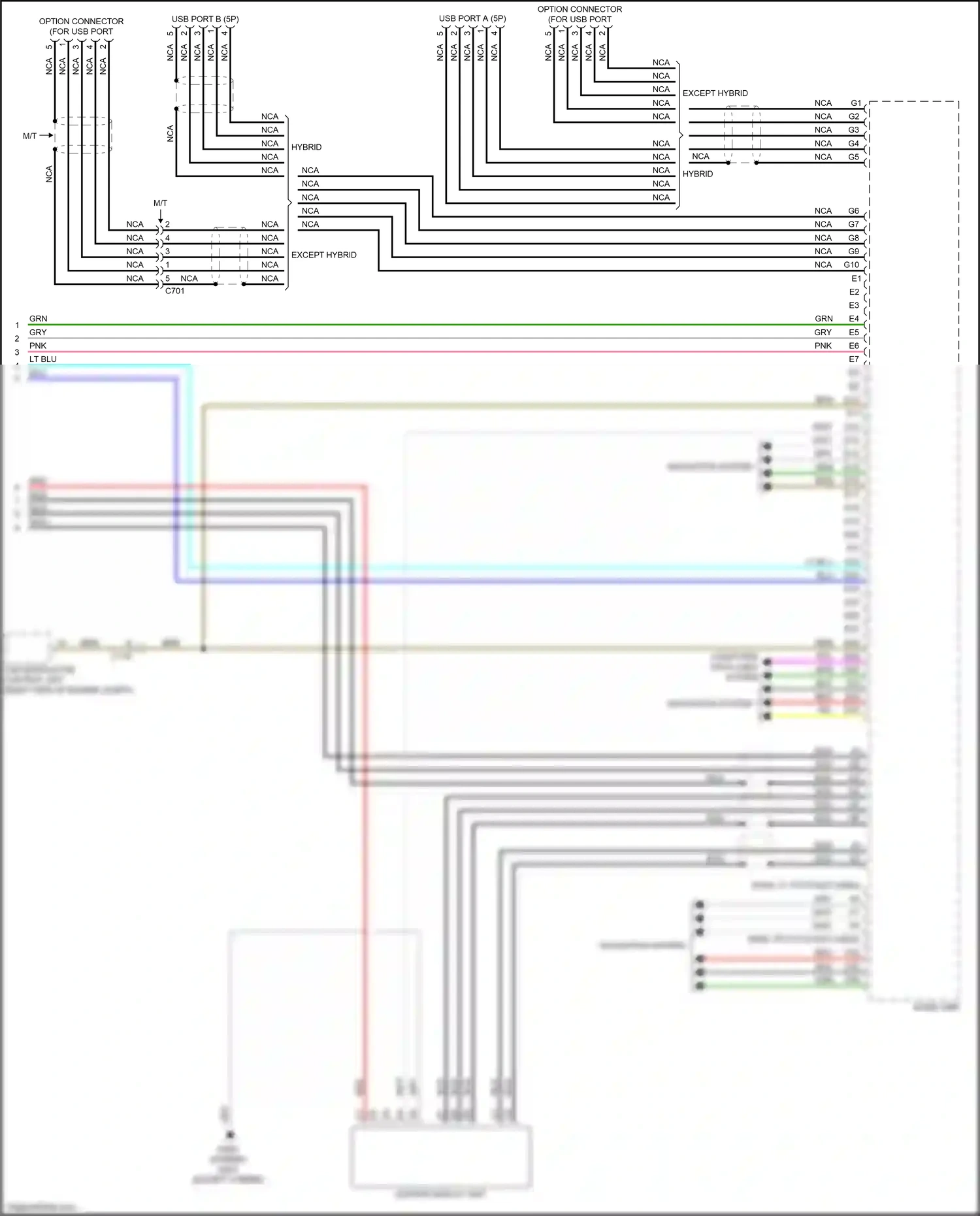 Wiring diagram nca for Honda Accord X (2017-2020) (27 of 44)