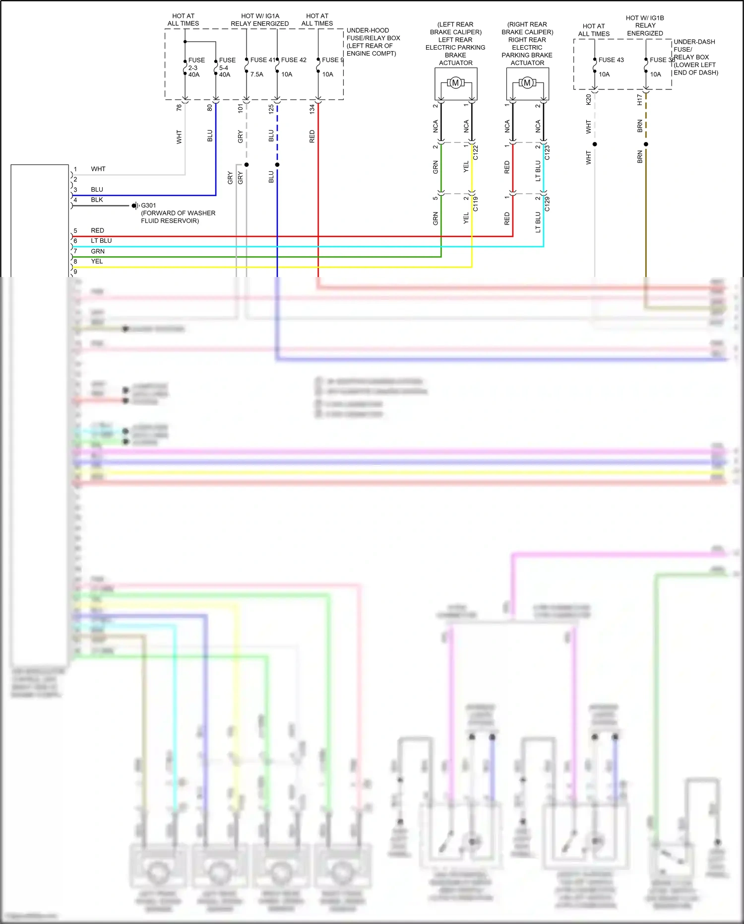 Wiring diagram nca for Honda Accord X (2017-2020) (2 of 44)