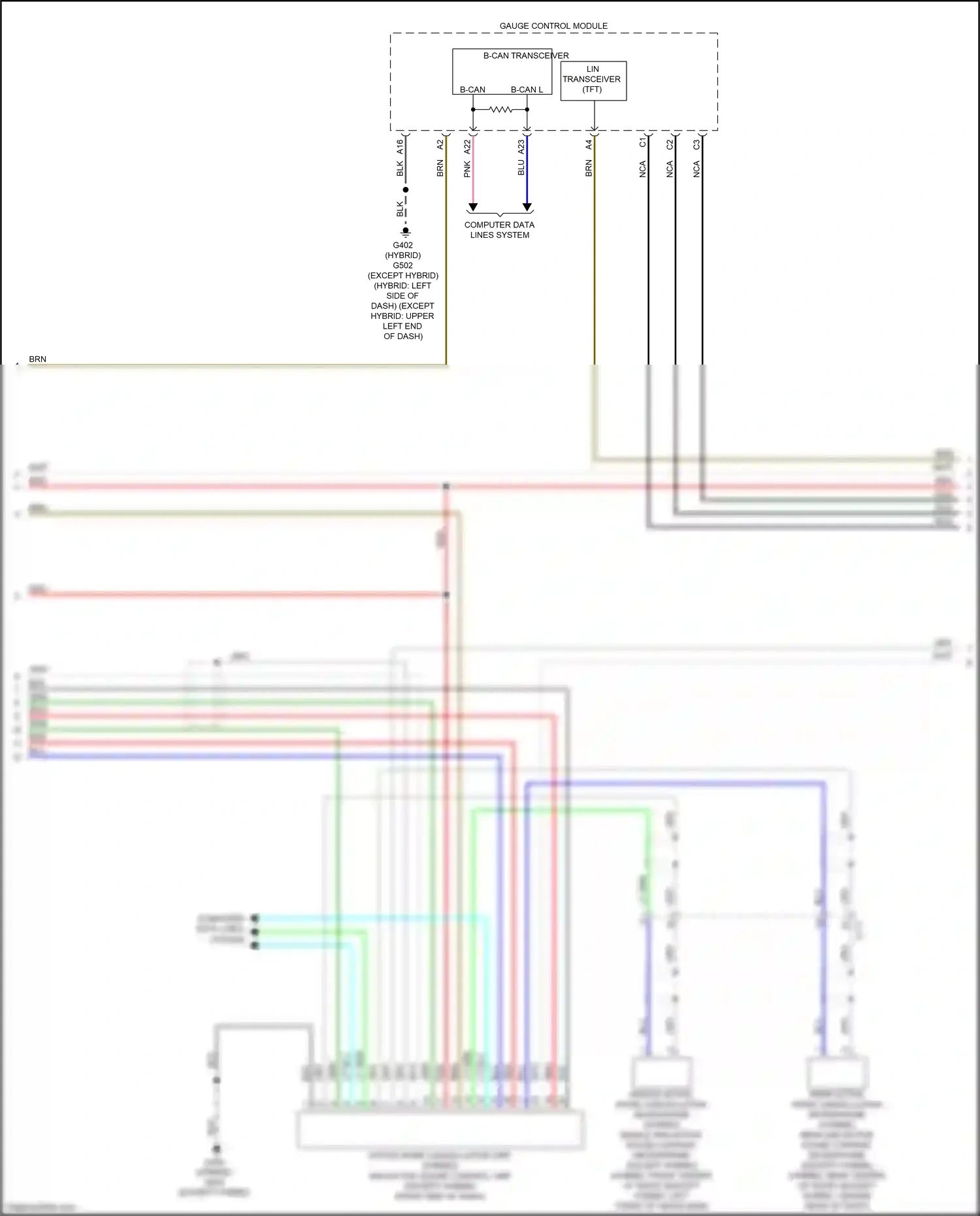 Wiring diagram nca for Honda Accord X (2017-2020) (10 of 44)