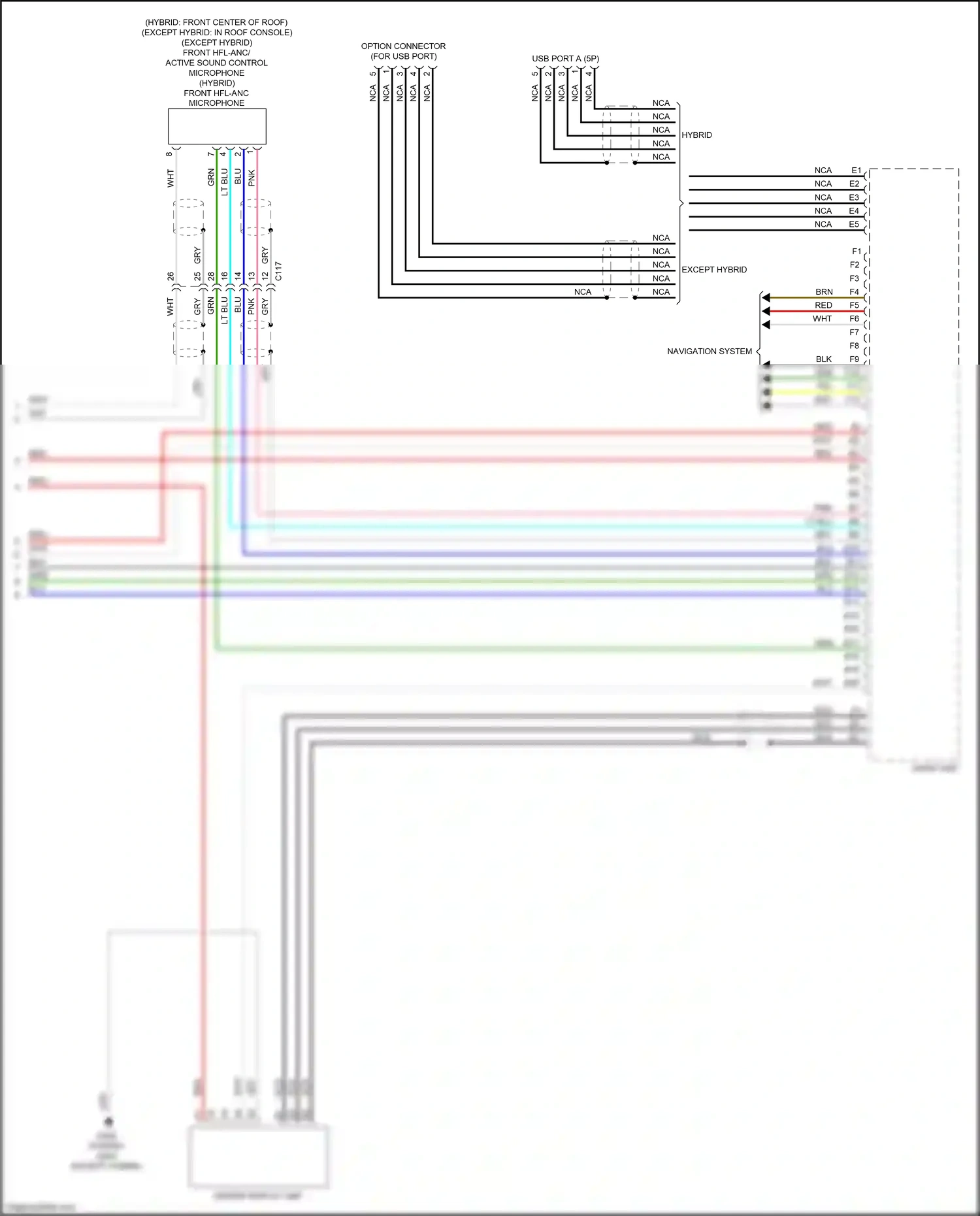 Wiring diagram red for Honda Accord X (2017-2020) (145 of 206)