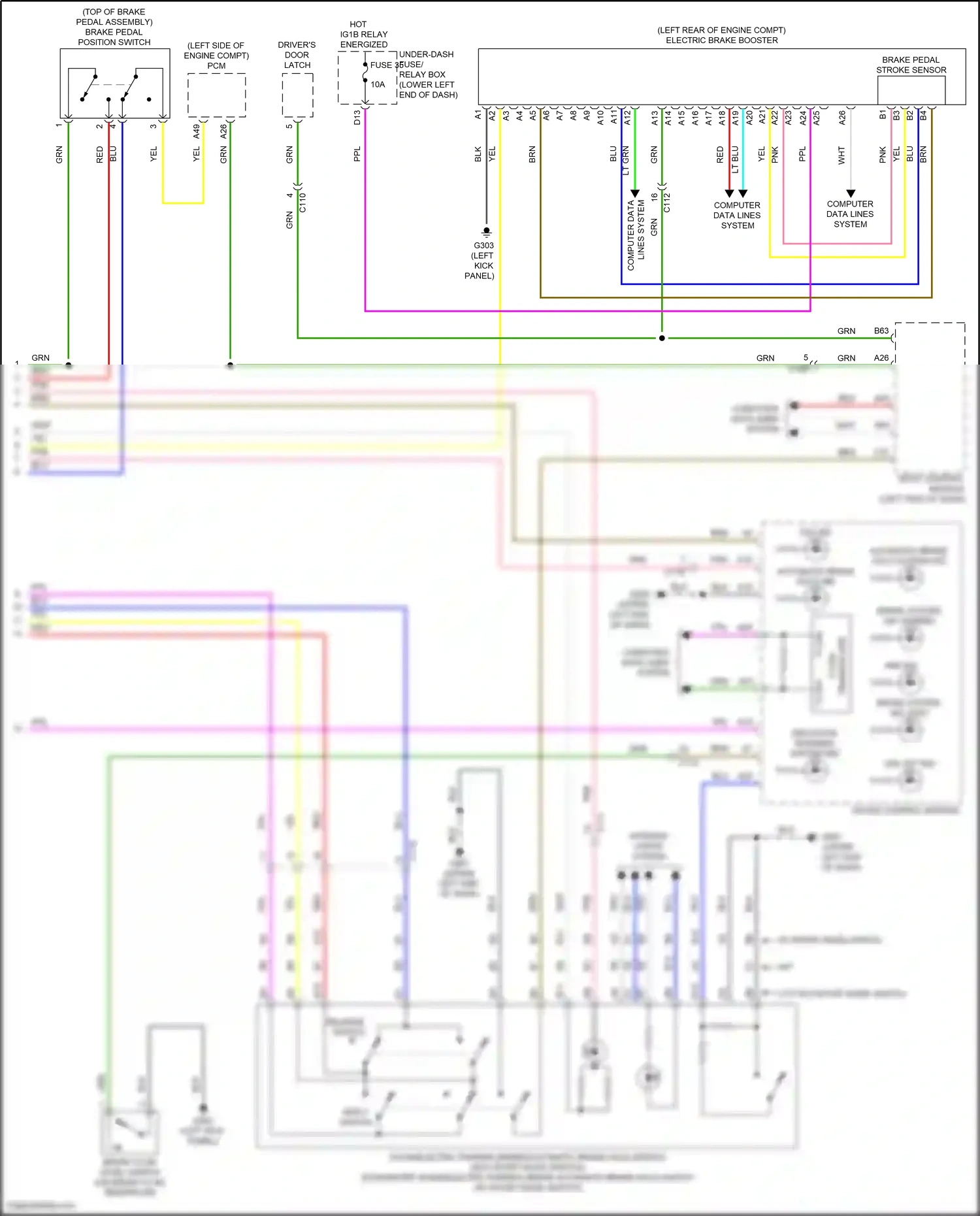 Wiring diagram red for Honda Accord X (2017-2020) (64 of 206)