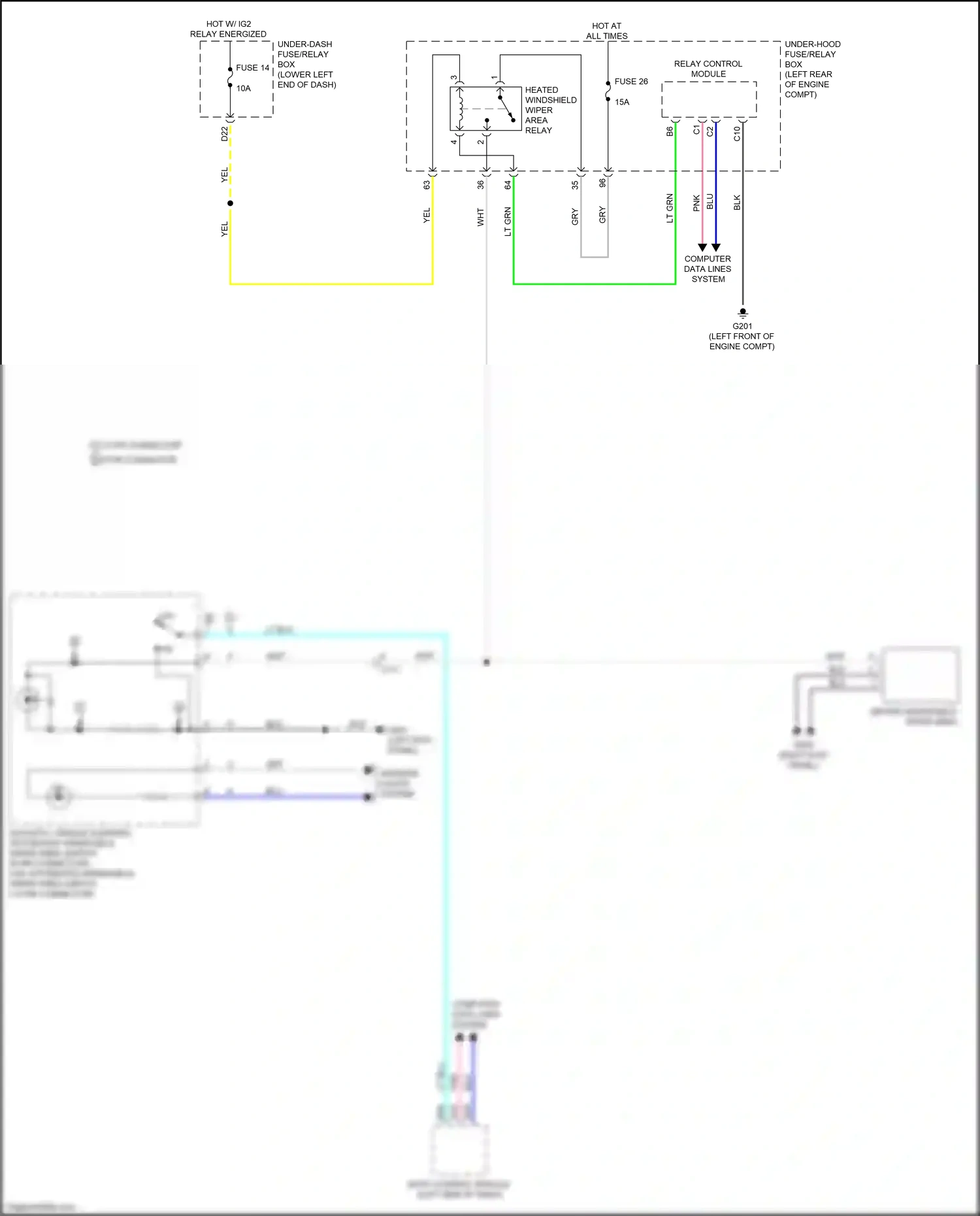 Wiring diagram relay control module for Honda Accord X (2017-2020) (4 of 24)