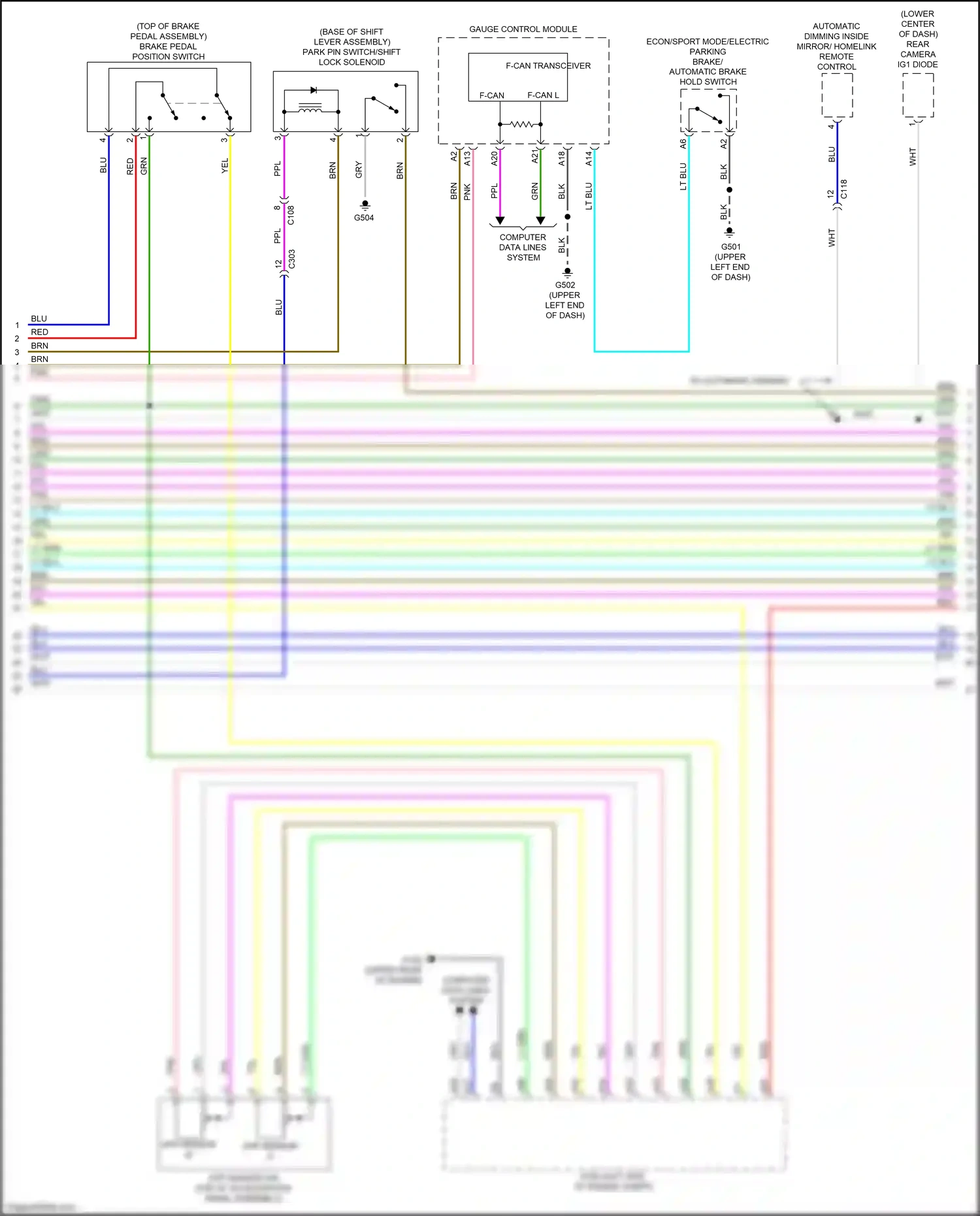 Wiring diagram tan for Honda Accord X (2017-2020) (73 of 80)
