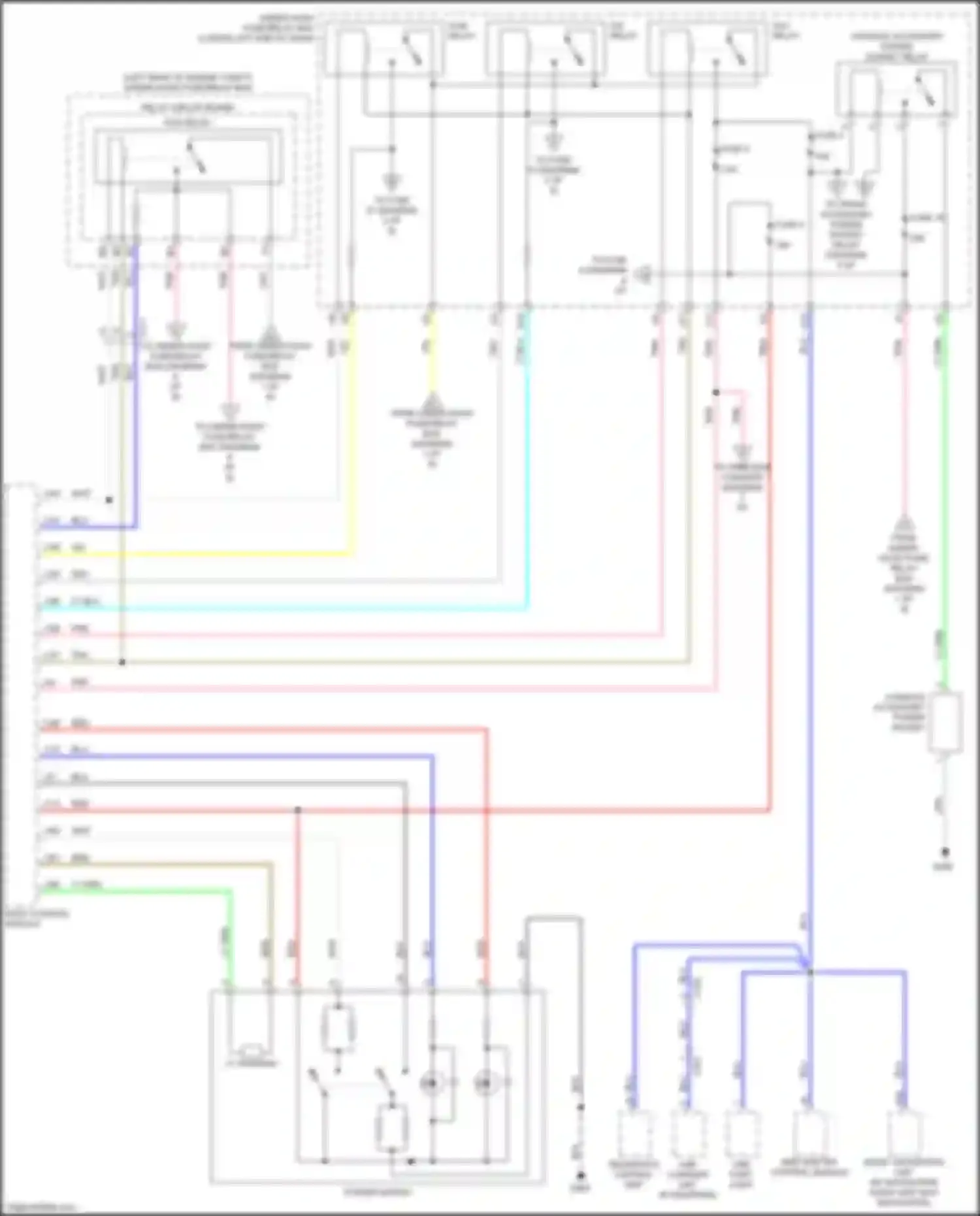 Wiring diagram telematics control unit for Honda Accord X (2017-2020) (9 of 11)